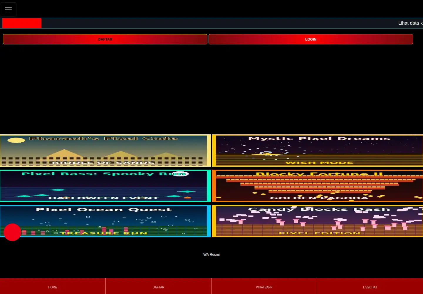 Captured homepage of elivinglab.org in the current scan