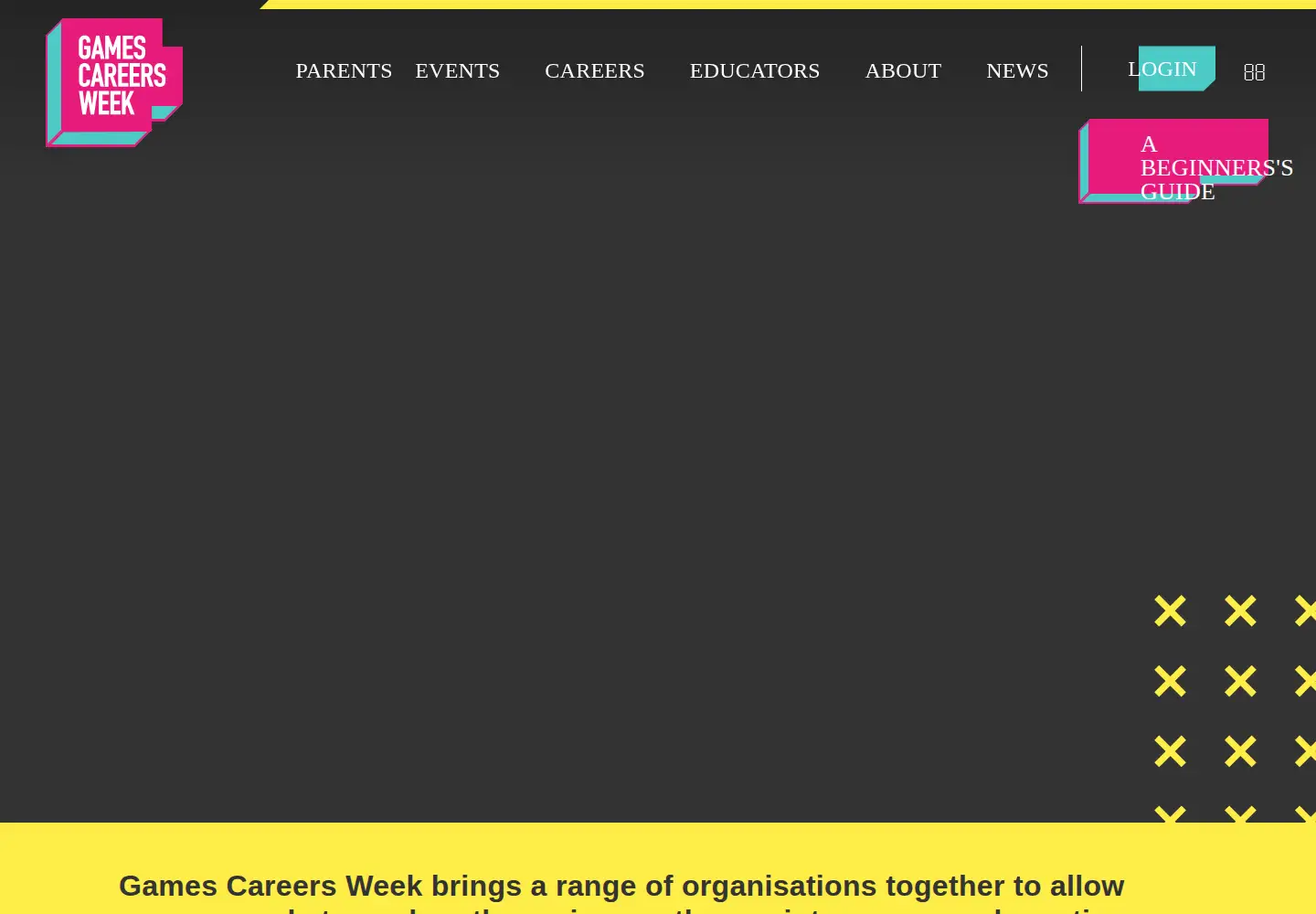 Screenshot of gamescareersweek.org