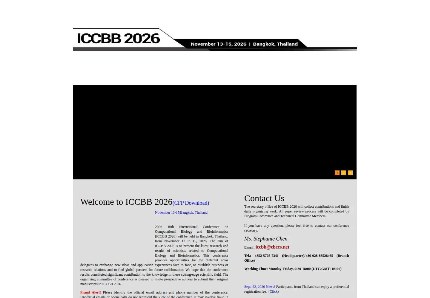 Screenshot of iccbb.org
