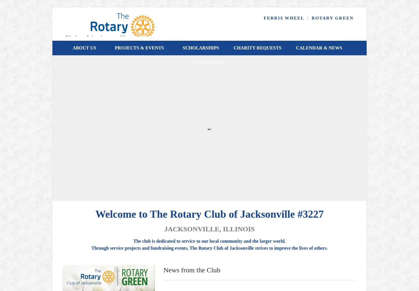 Screenshot of jacksonvillerotary.org
