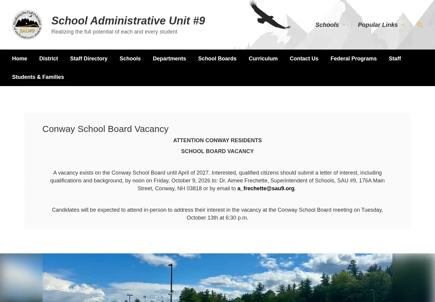 Captured homepage of sau9.org in the current scan