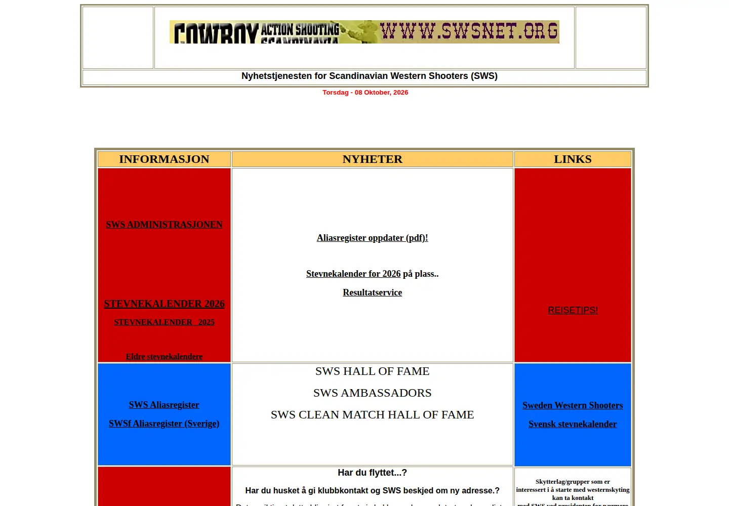 Screenshot of swsnet.org