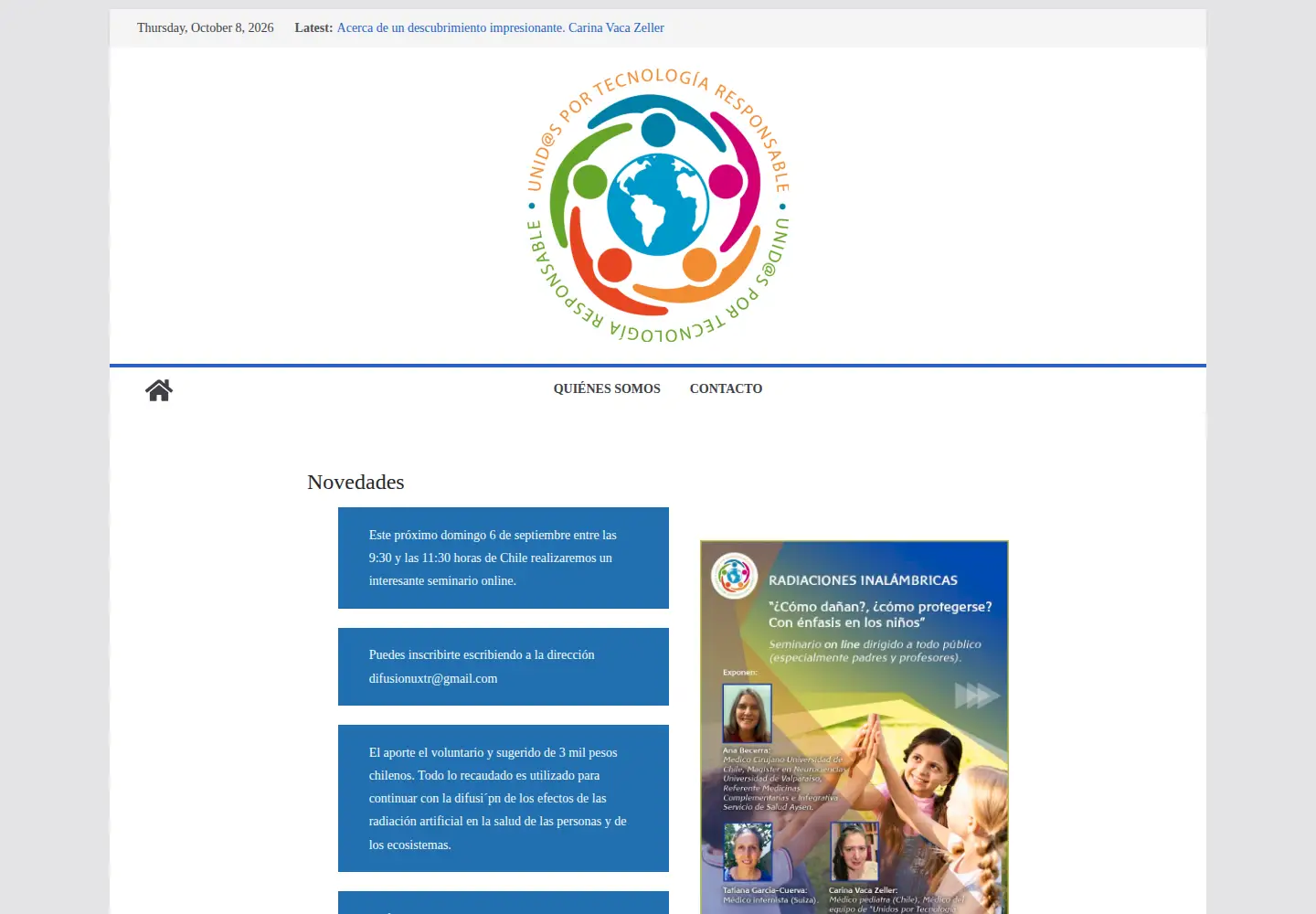 Screenshot of uxtr.org