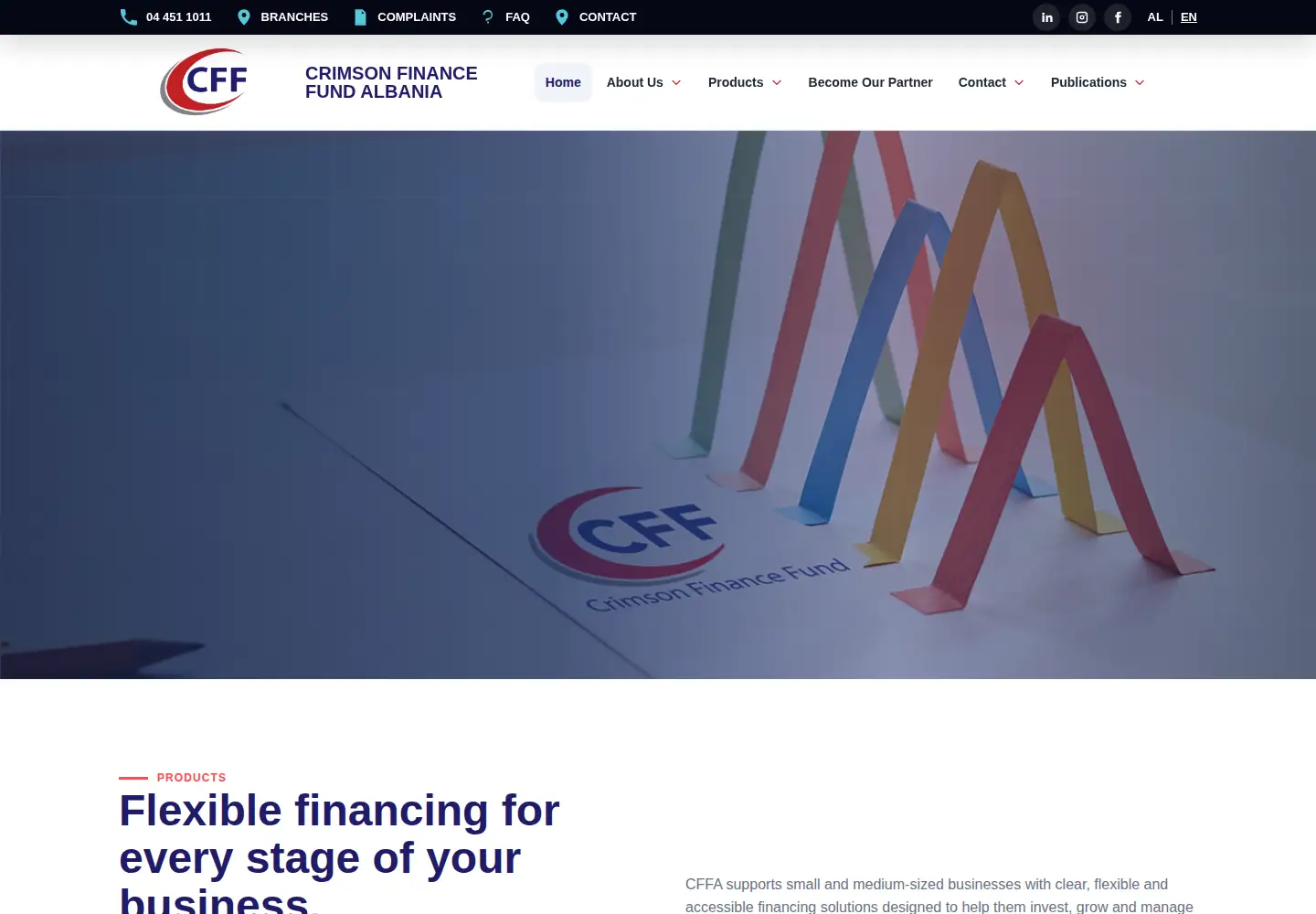Screenshot of cffa.al