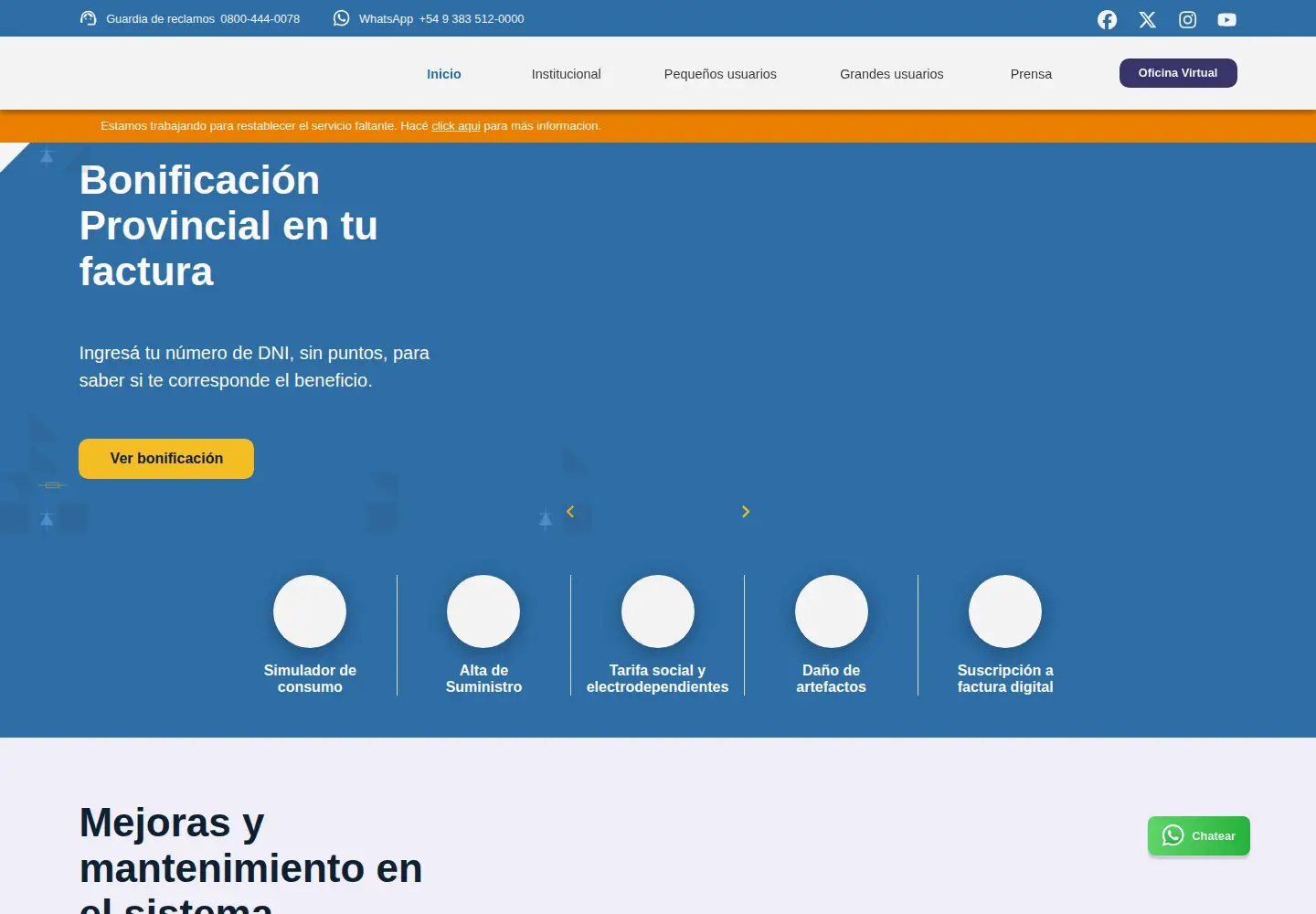 Screenshot of ecsapem.com.ar