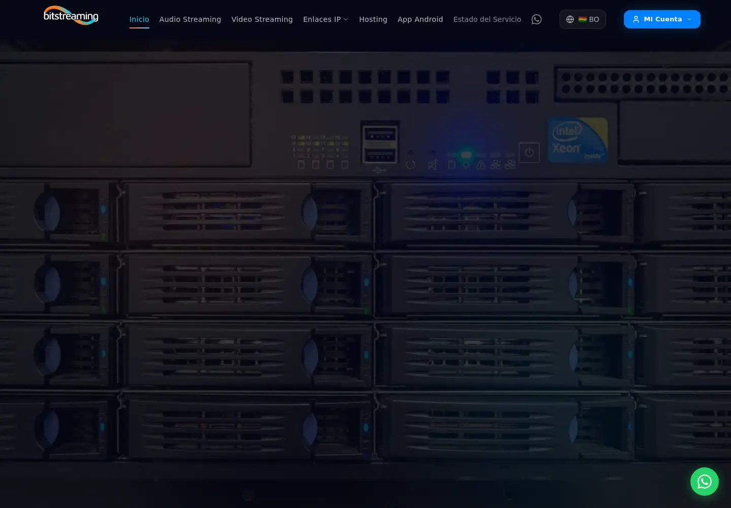 Captured homepage of radio.com.bo in the current scan