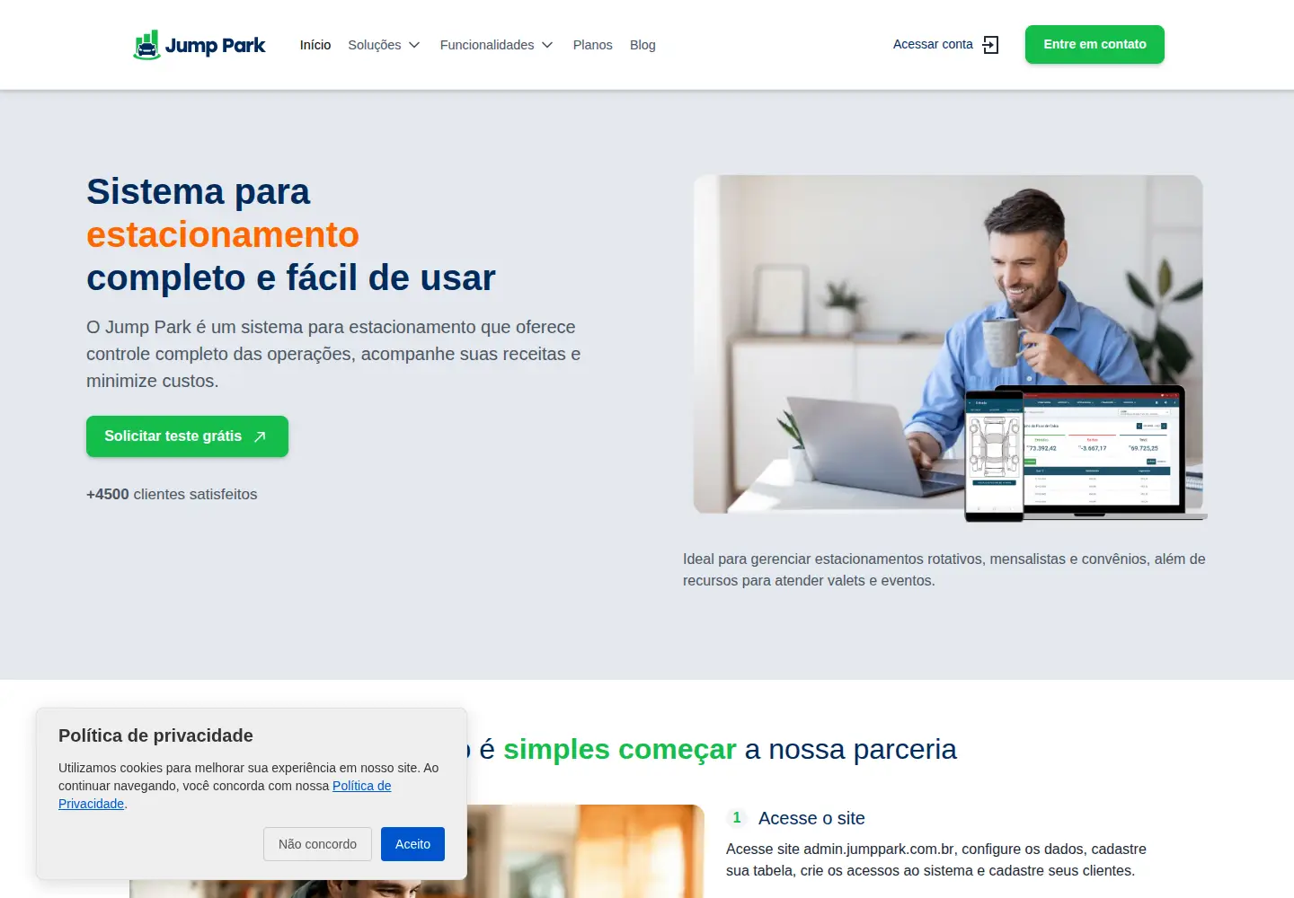 Screenshot of jumppark.com.br
