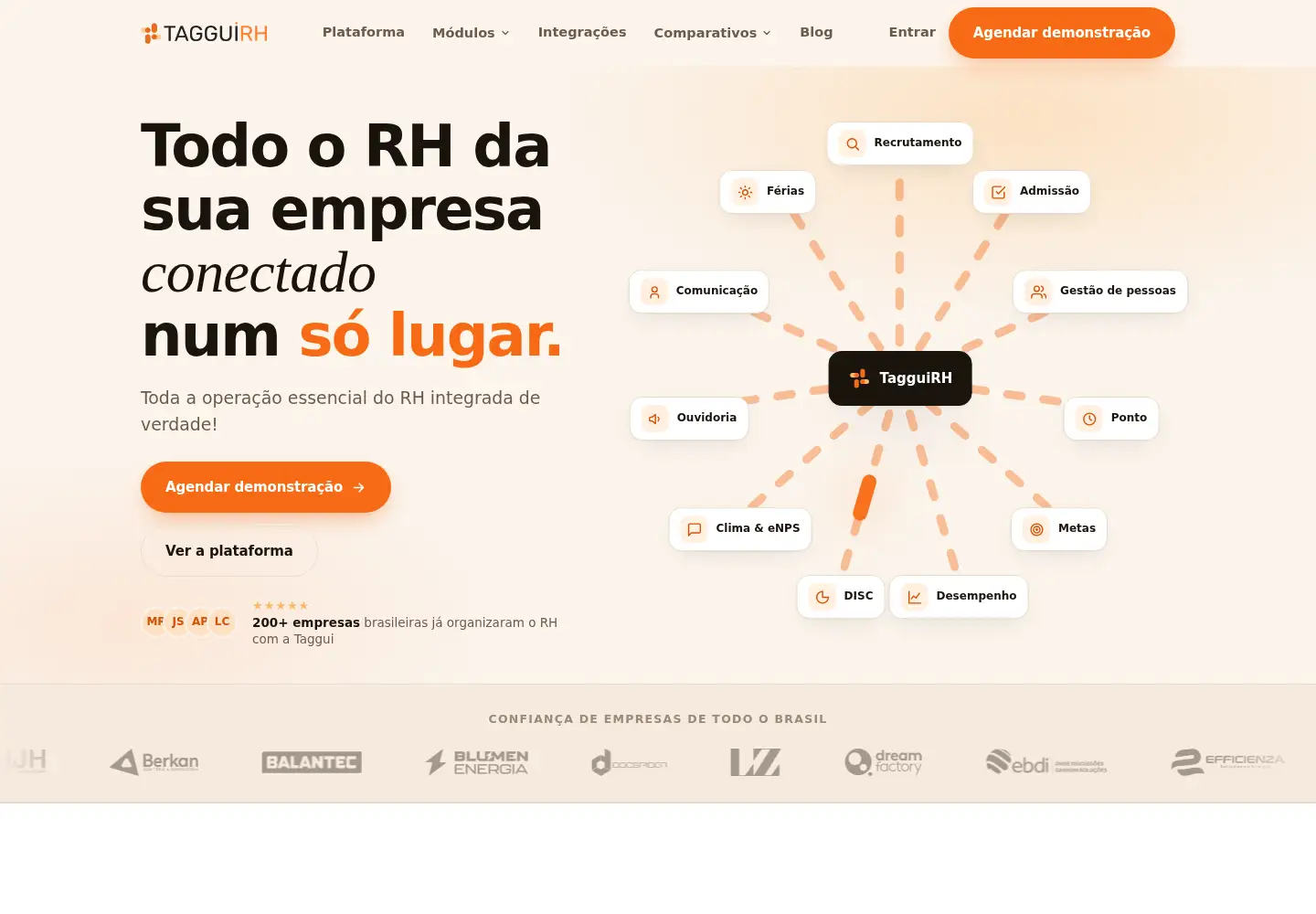 Screenshot of tagguirh.com.br