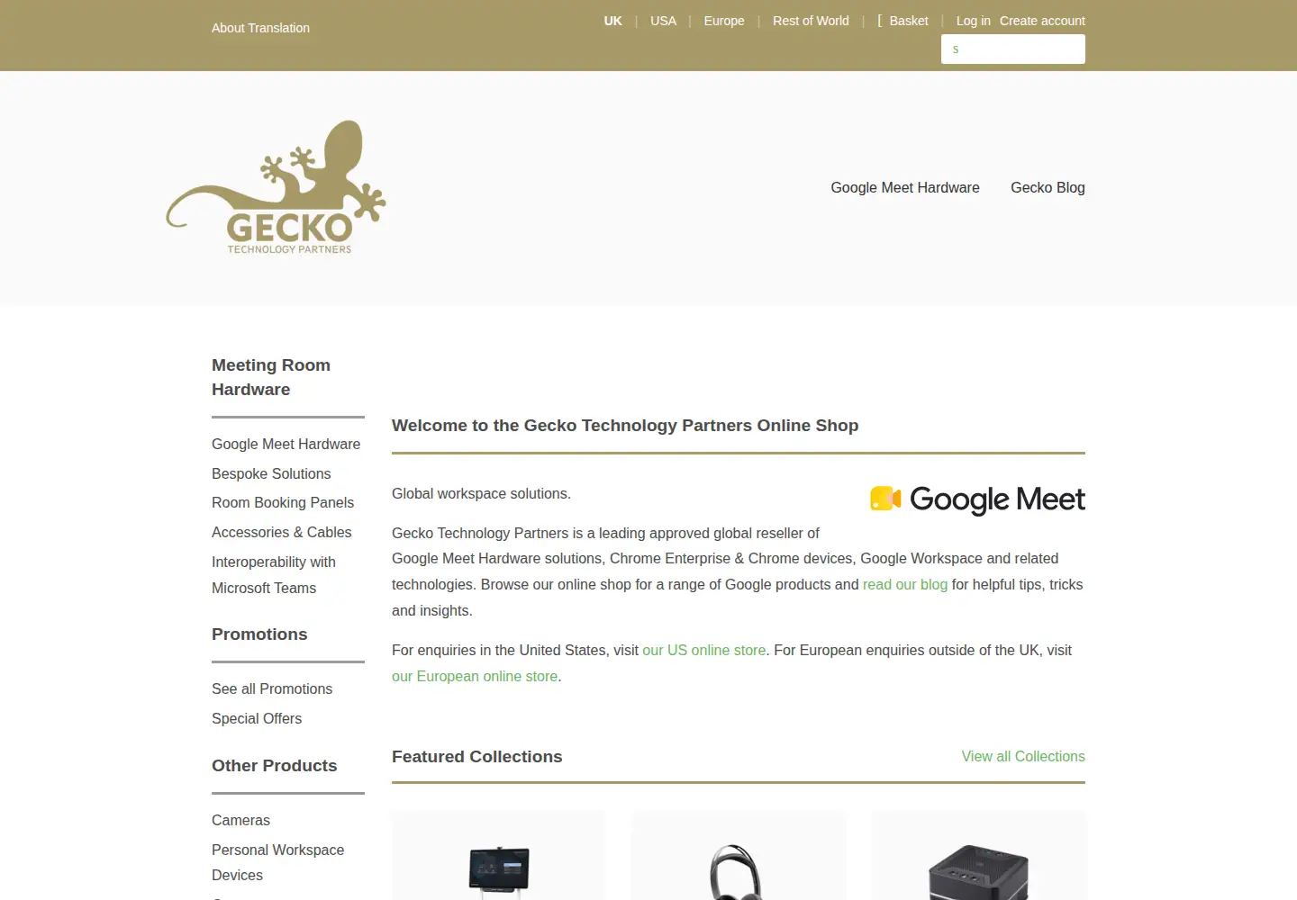 Screenshot of geckotech.cloud
