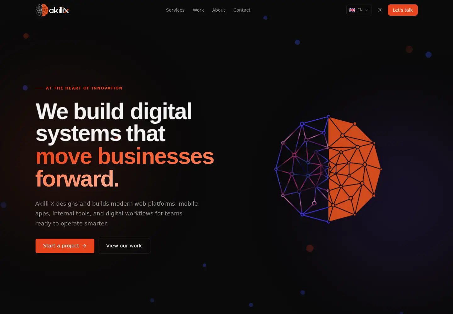 Screenshot of akillix.com