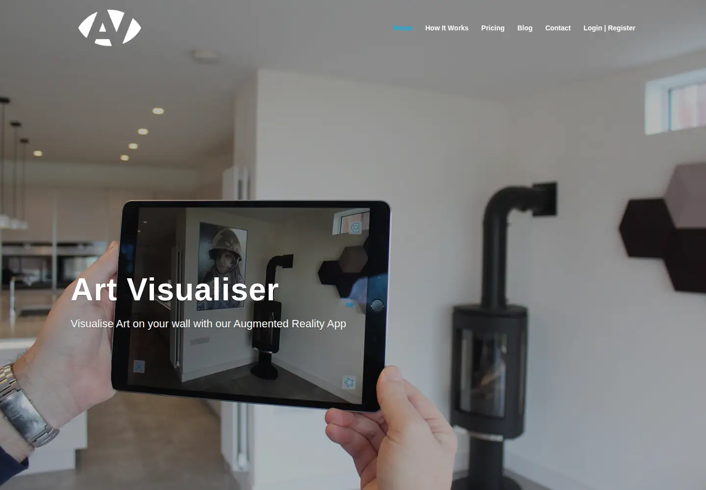 Screenshot of artvisualiser.com