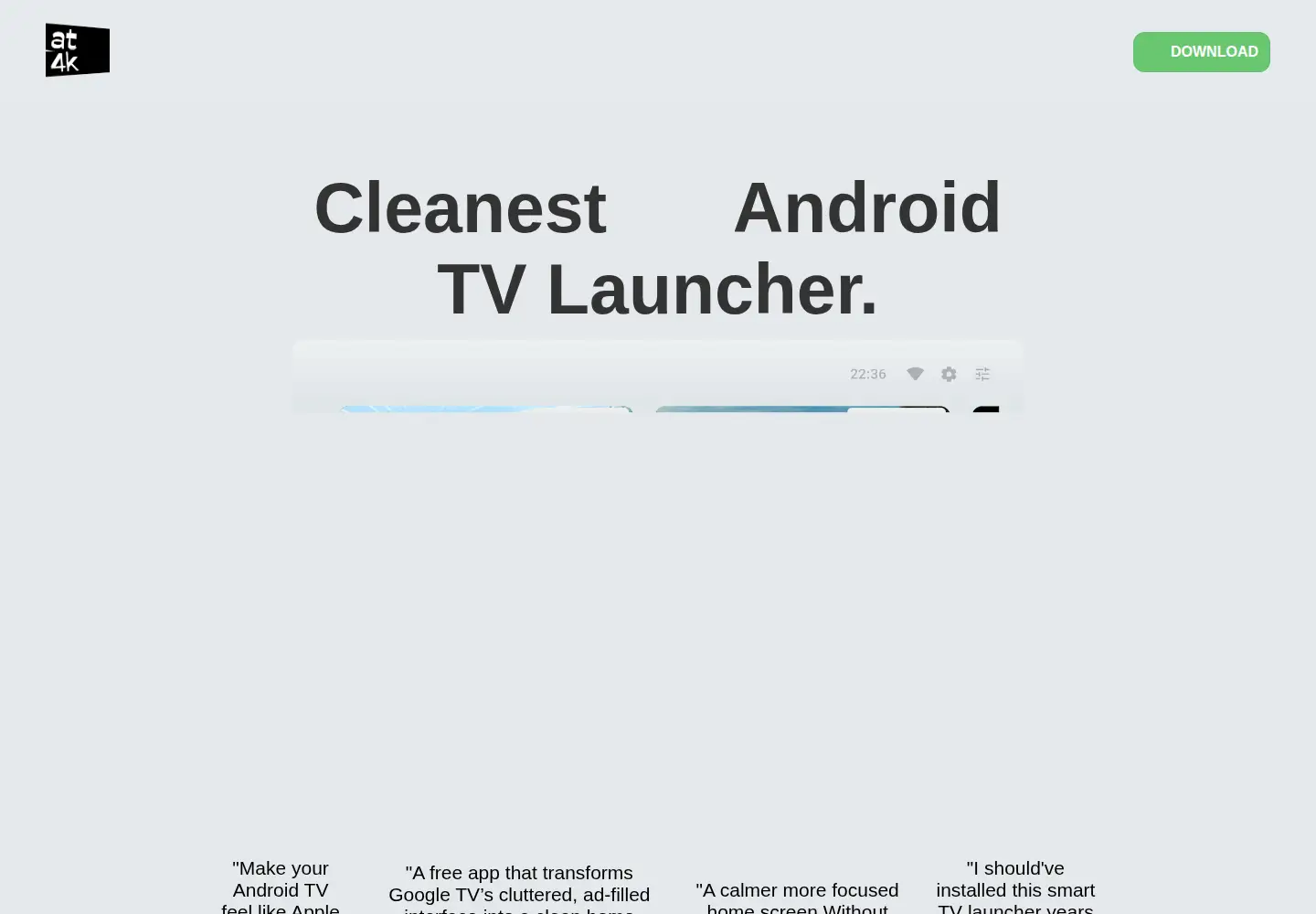 Captured homepage of at4klauncher.com in the current scan