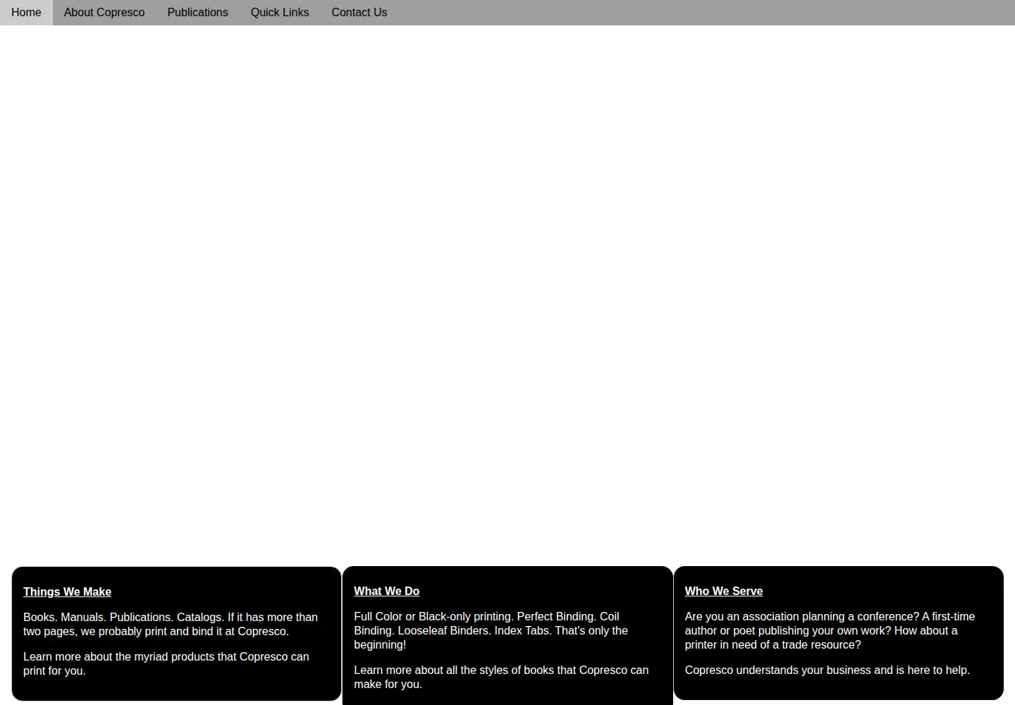 Screenshot of copresco.com