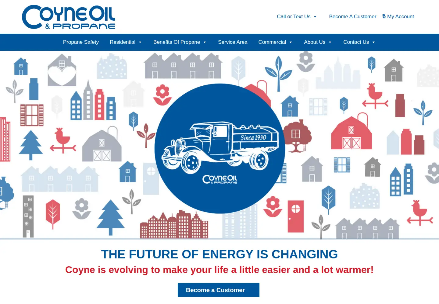 Screenshot of coyneoil.com
