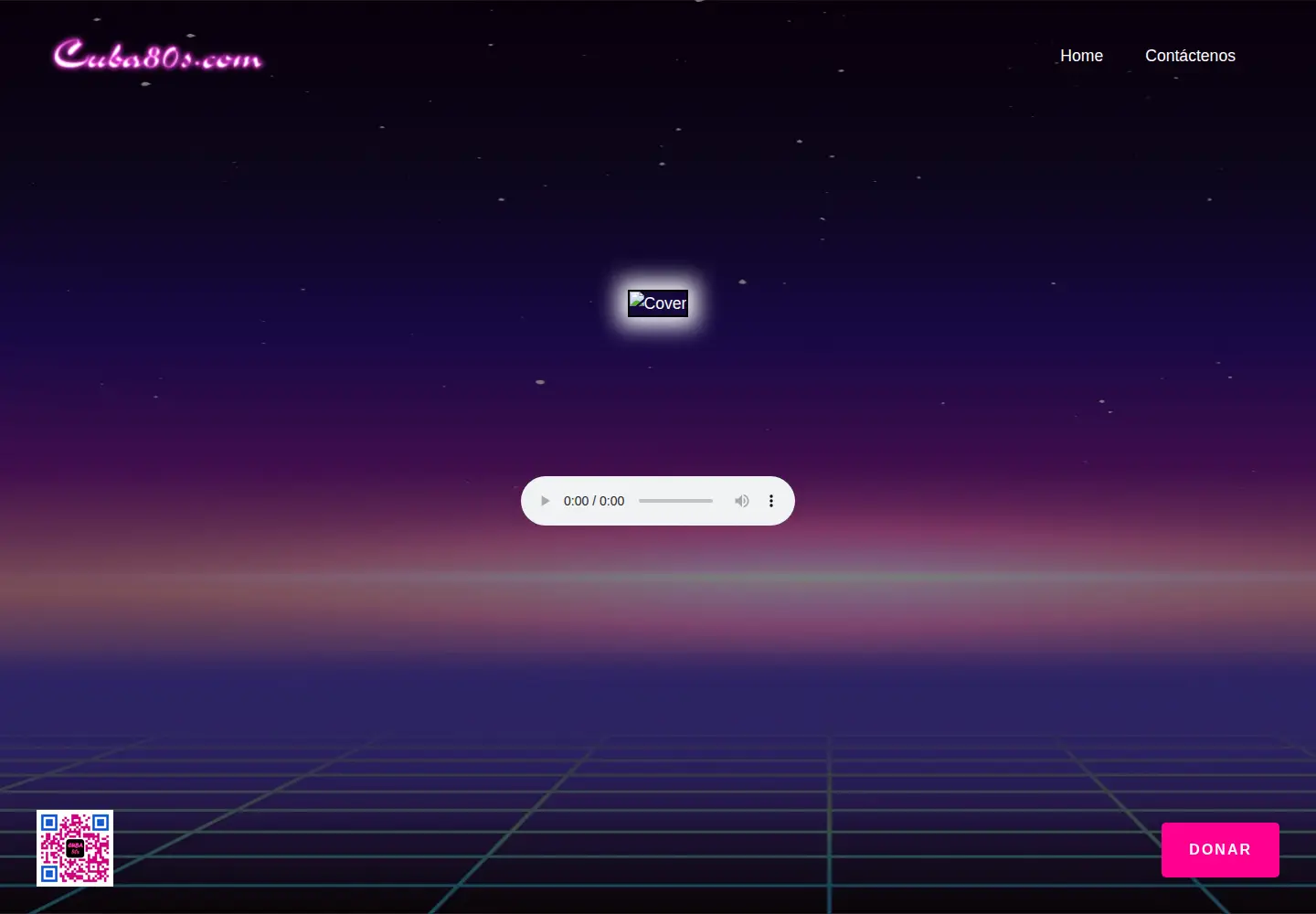 Screenshot of cuba80s.com