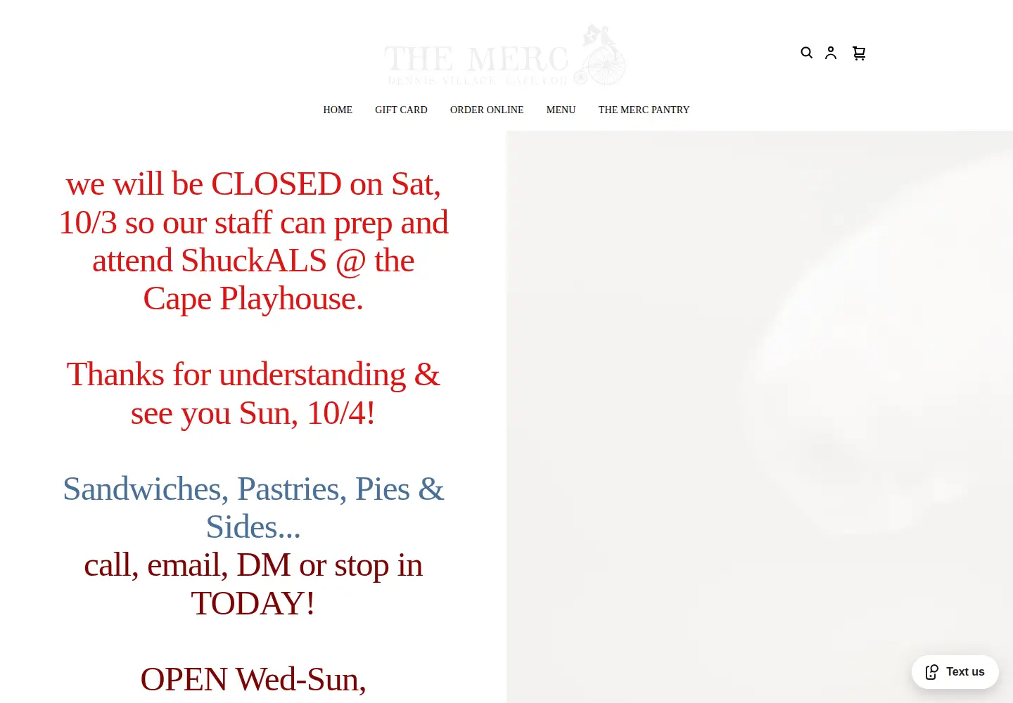 Captured homepage of dennisvillagemercantile.com in the current scan