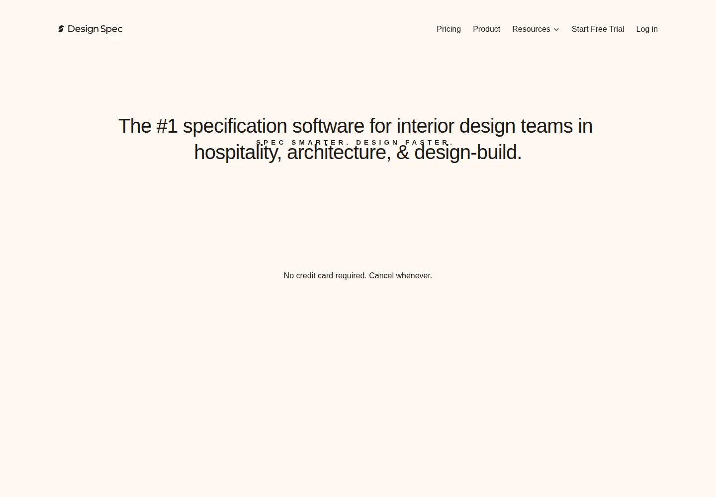 Screenshot of designspec.com