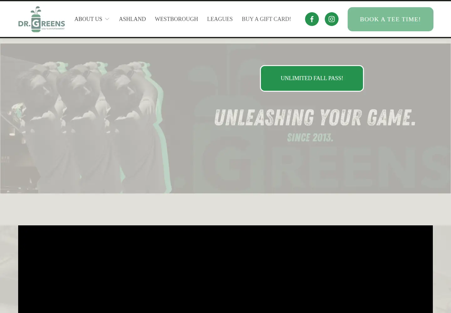 Screenshot of drgreensgolf.com
