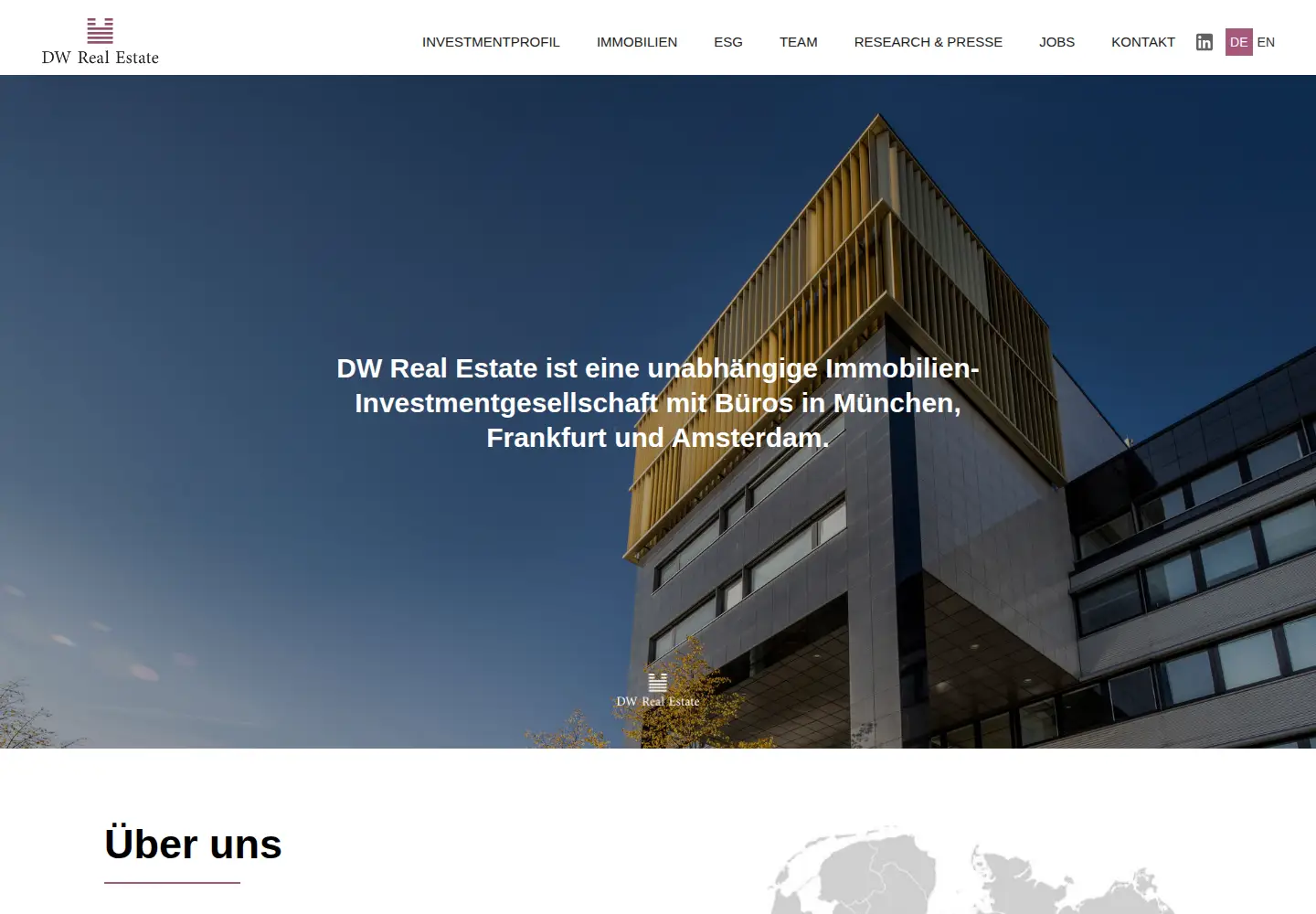 Screenshot of dw-realestate.com