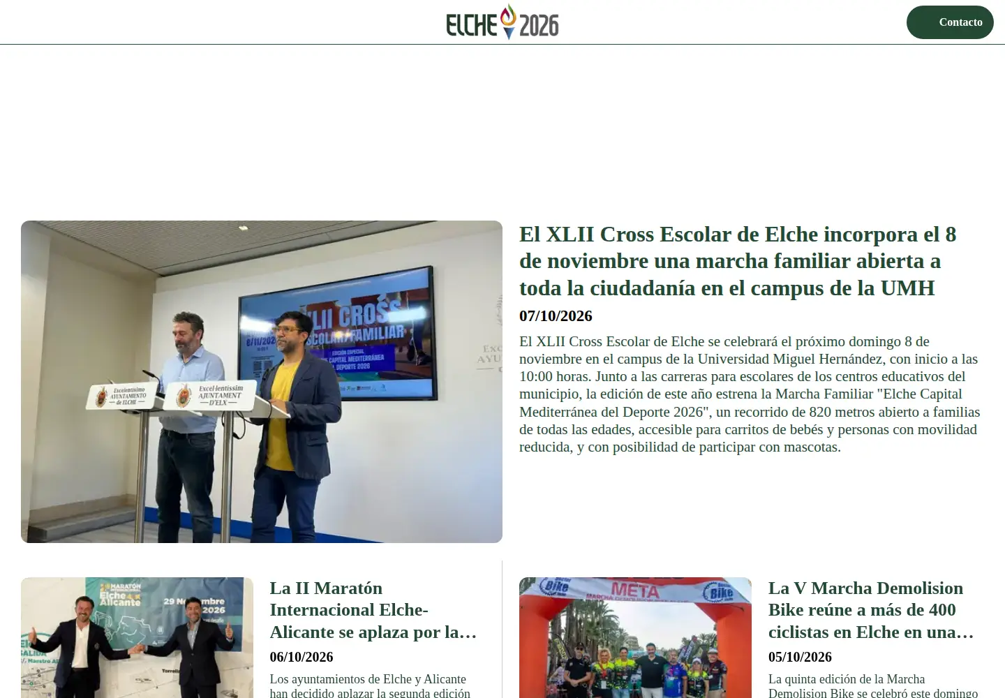 Screenshot of elchecapitalmediterranea.com