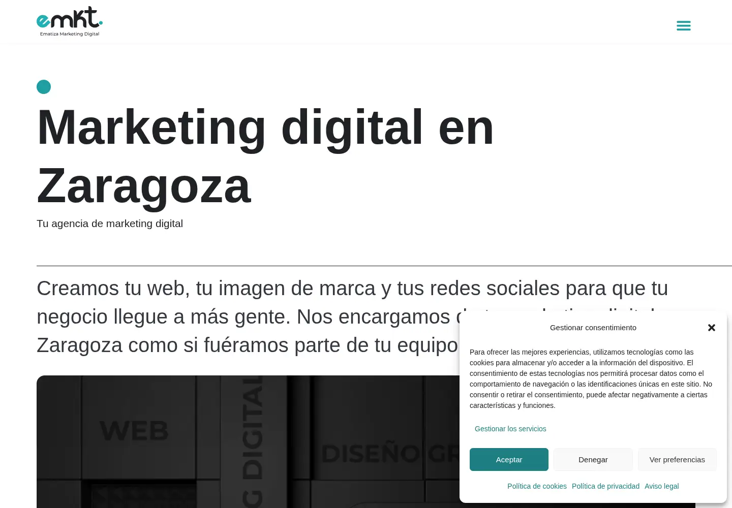 Screenshot of ematizamarketing.com
