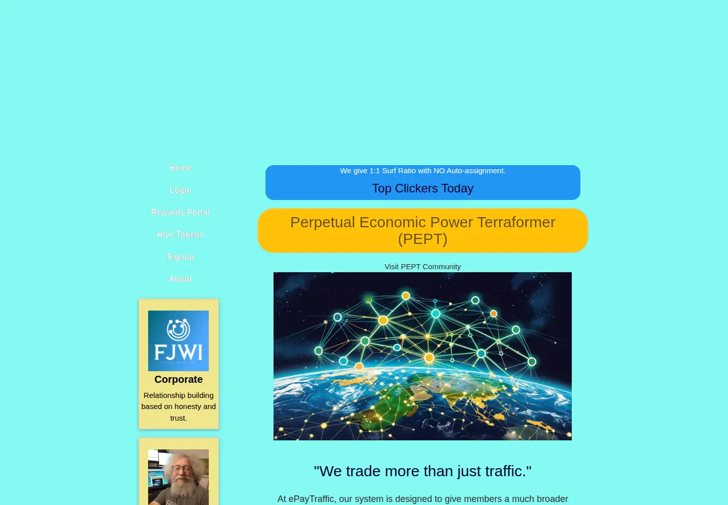 Screenshot of epaytraffic.com