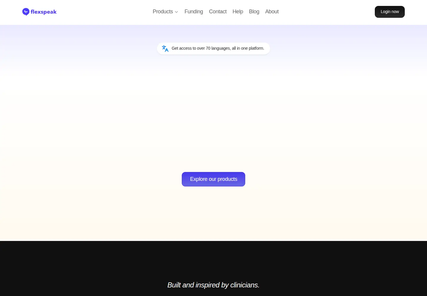Screenshot of flexspeak.com