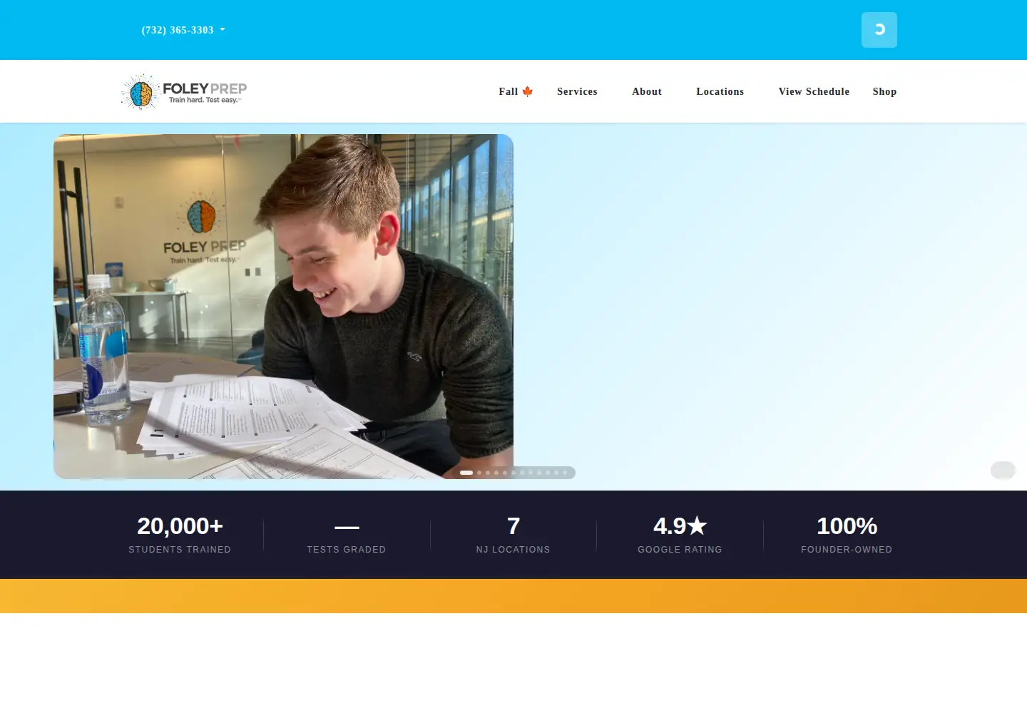 Screenshot of foleyprep.com