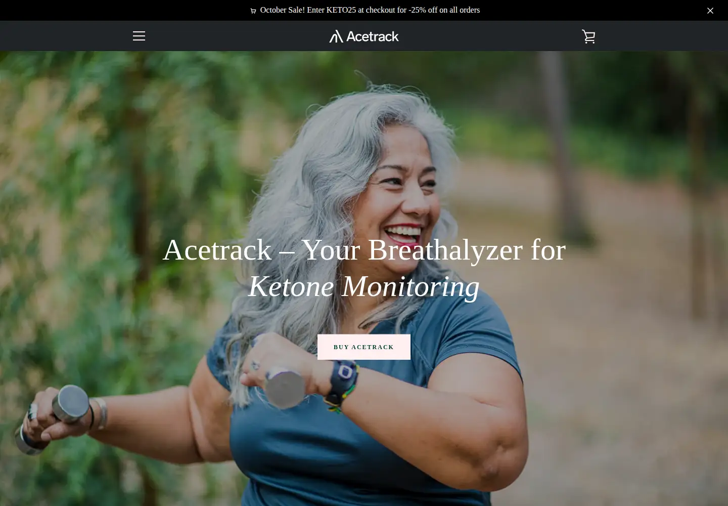 Screenshot of getacetrack.com