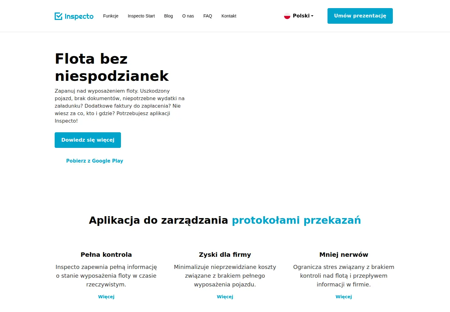 Screenshot of getinspecto.com