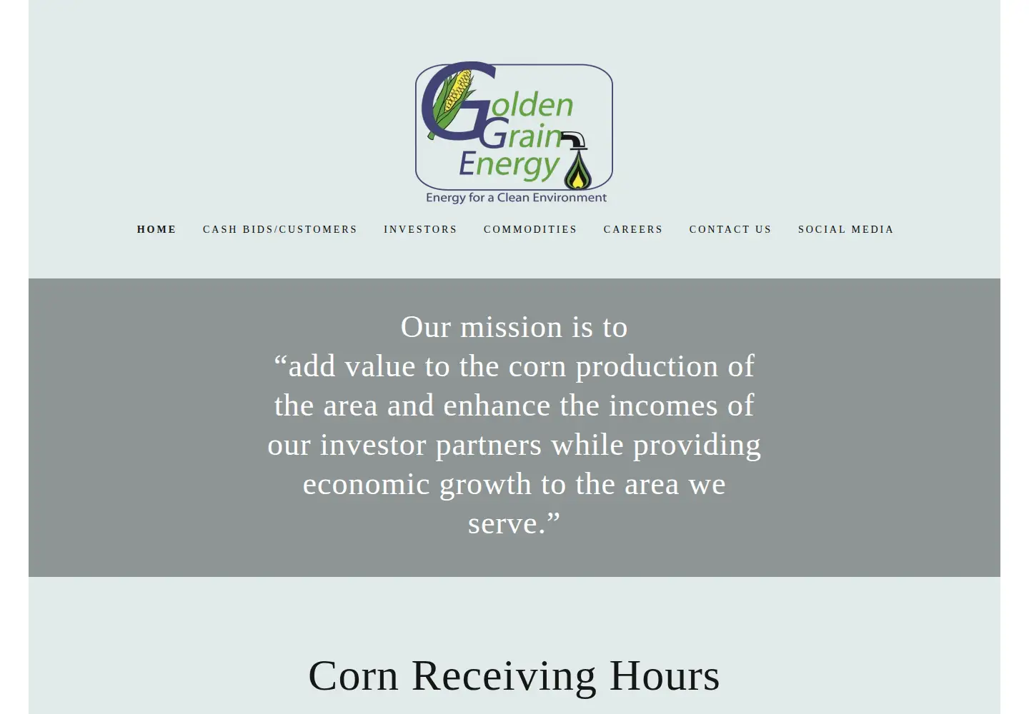 Screenshot of ggecorn.com