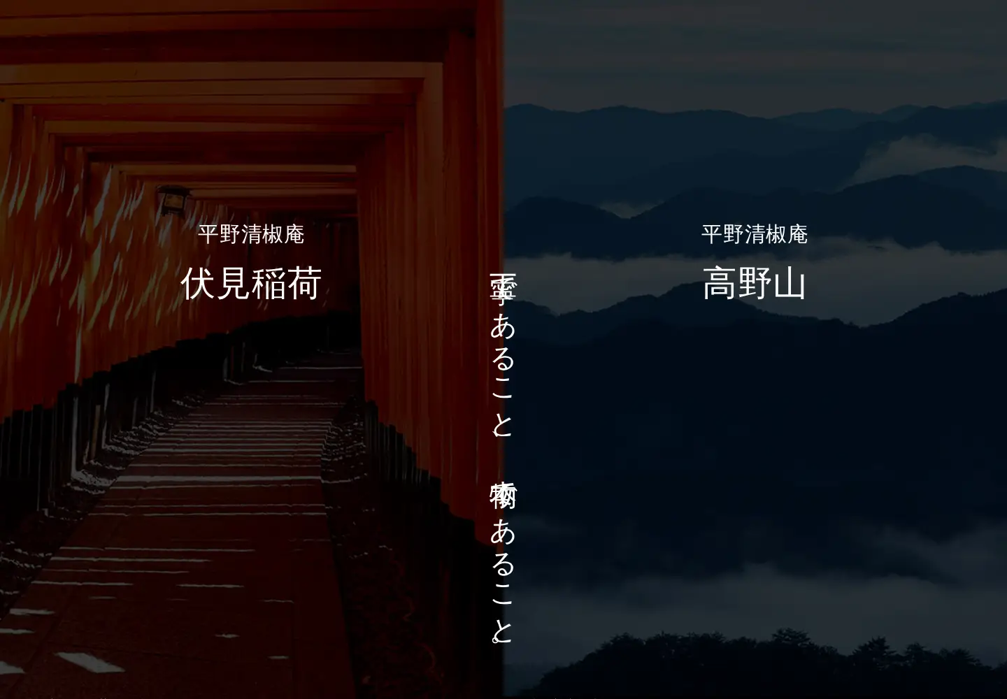 Screenshot of hirano-seishoan.com