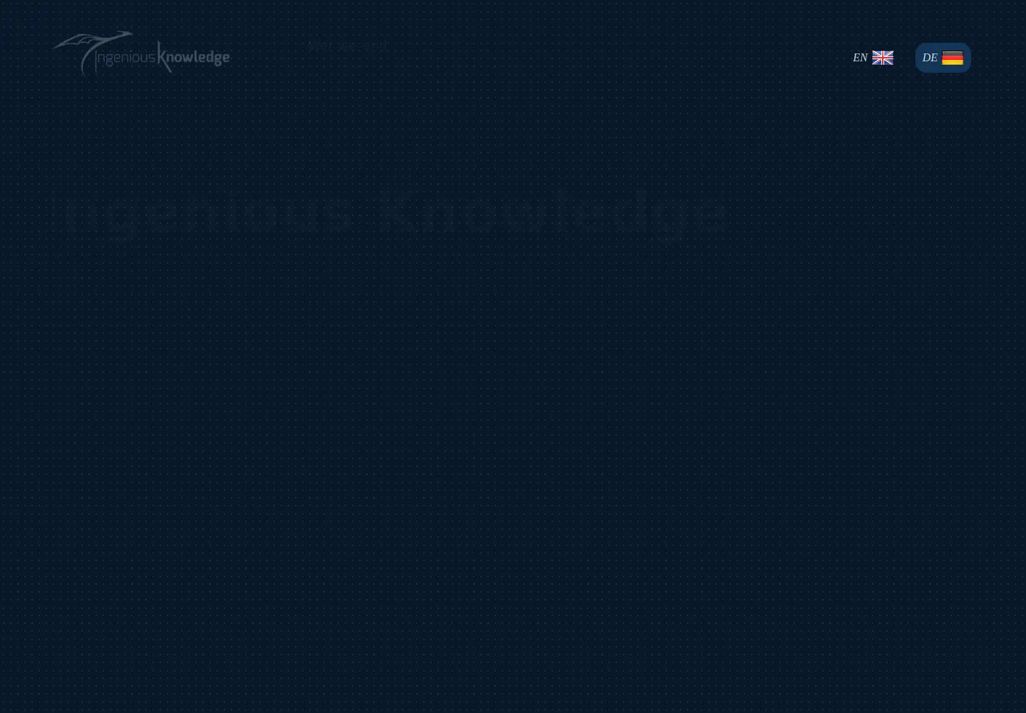 Captured homepage of ingeniousknowledge.com in the current scan