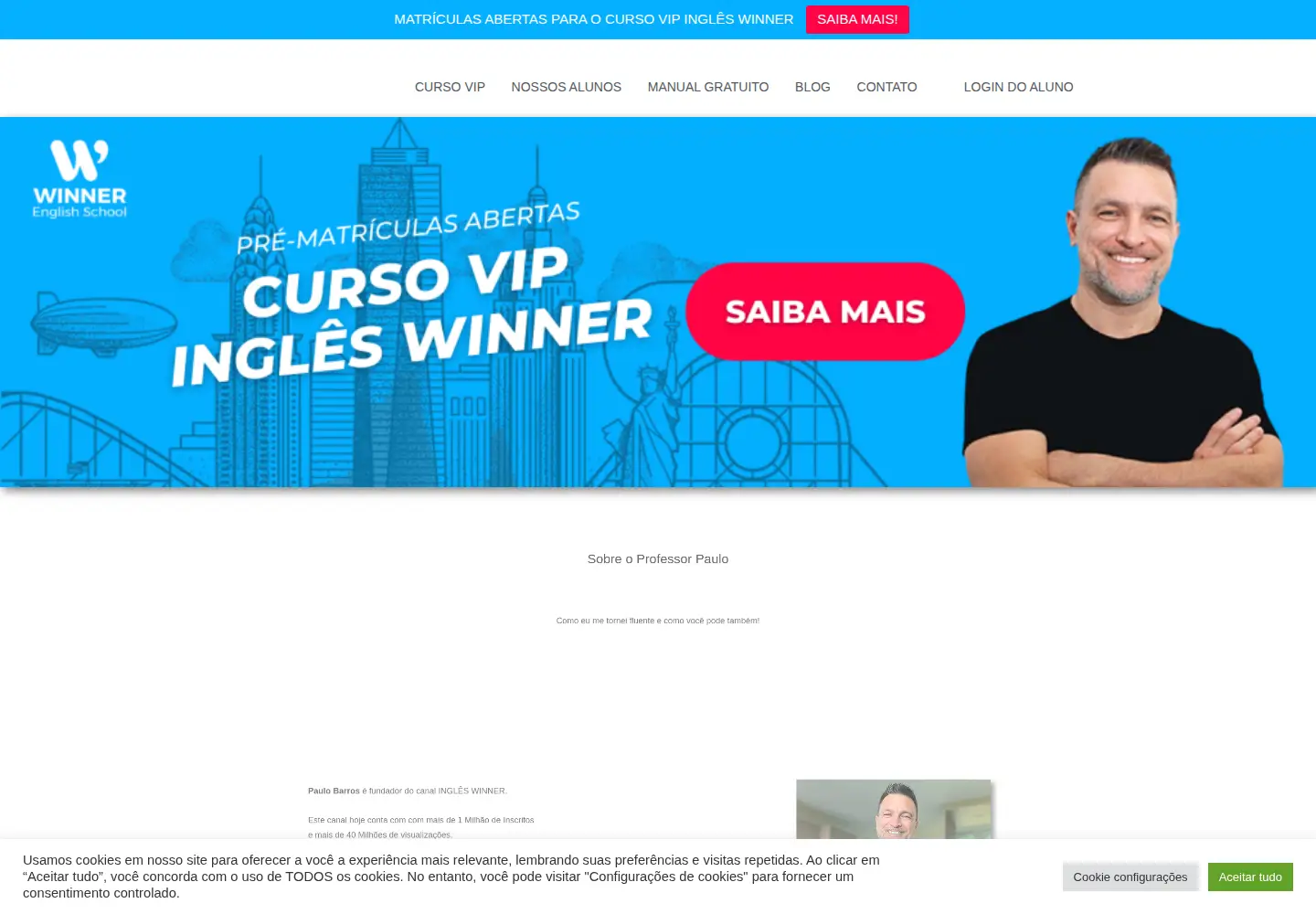 Screenshot of ingleswinner.com