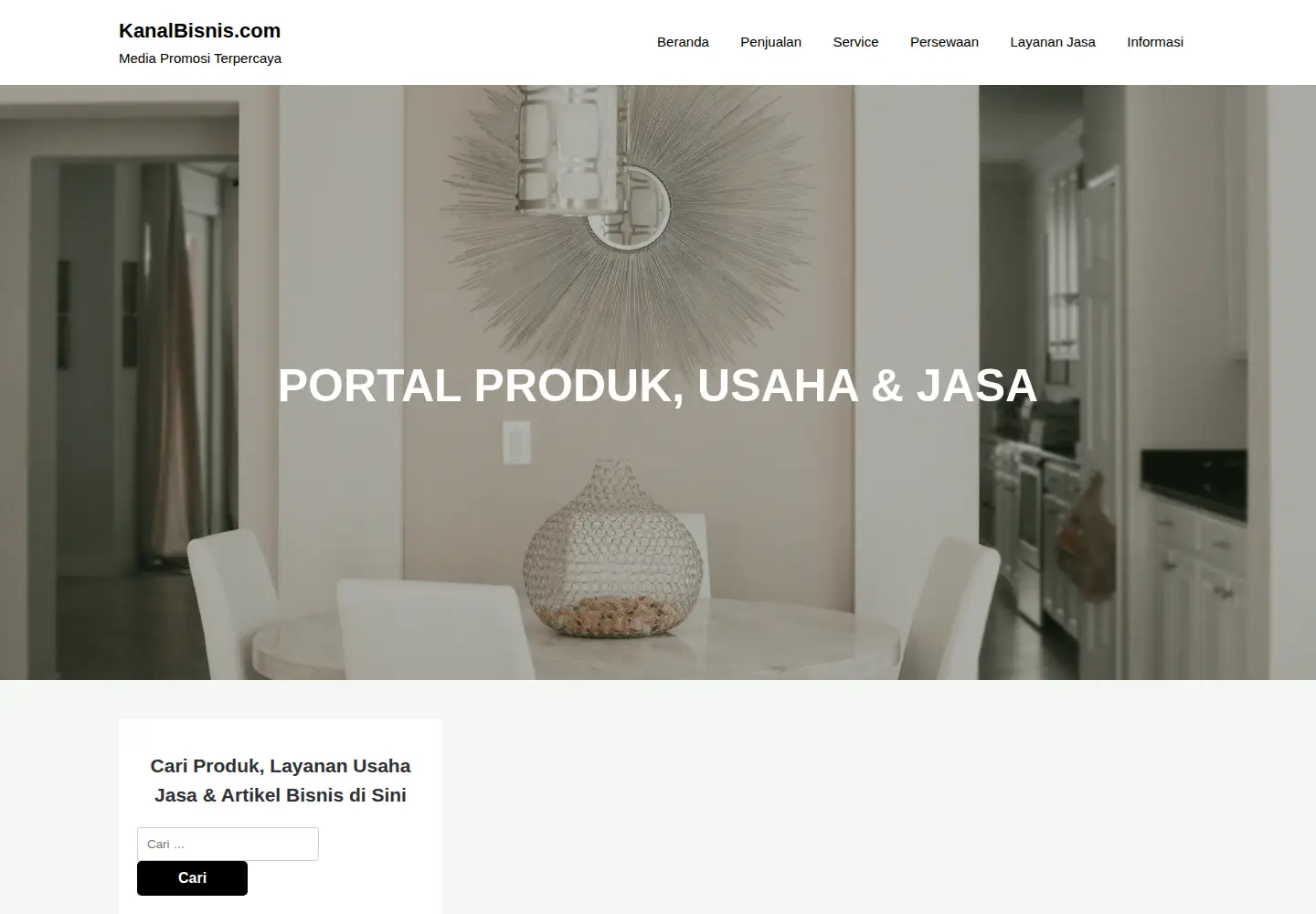 Screenshot of kanalbisnis.com