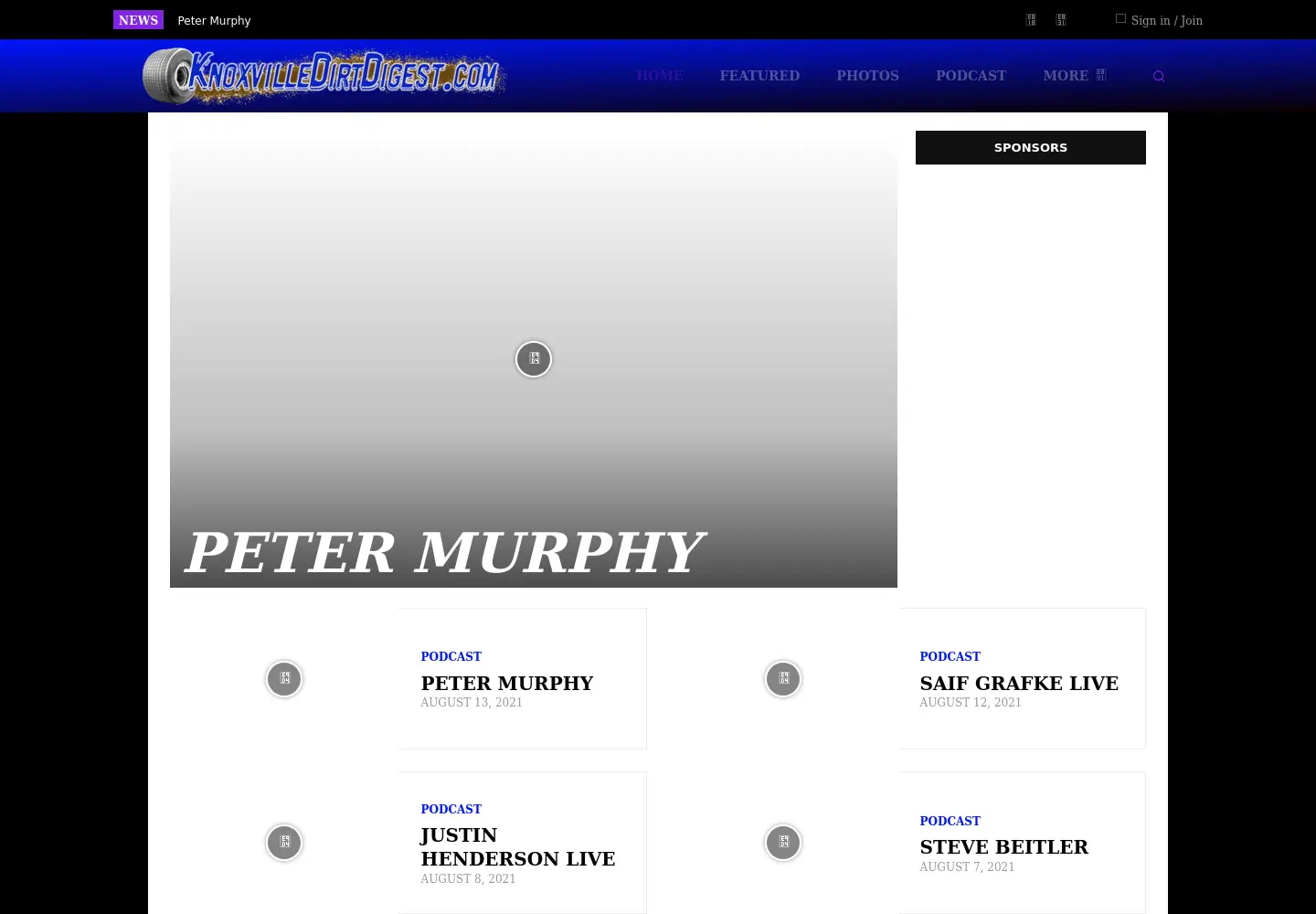 Screenshot of knoxvilledirtdigest.com