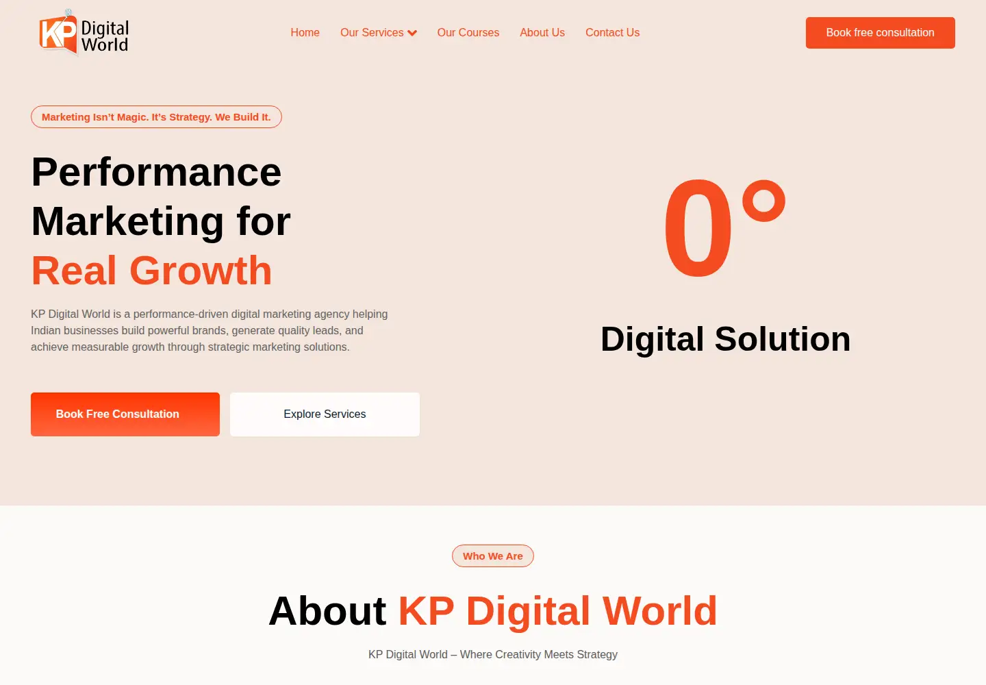 Screenshot of kpdigitalworld.com