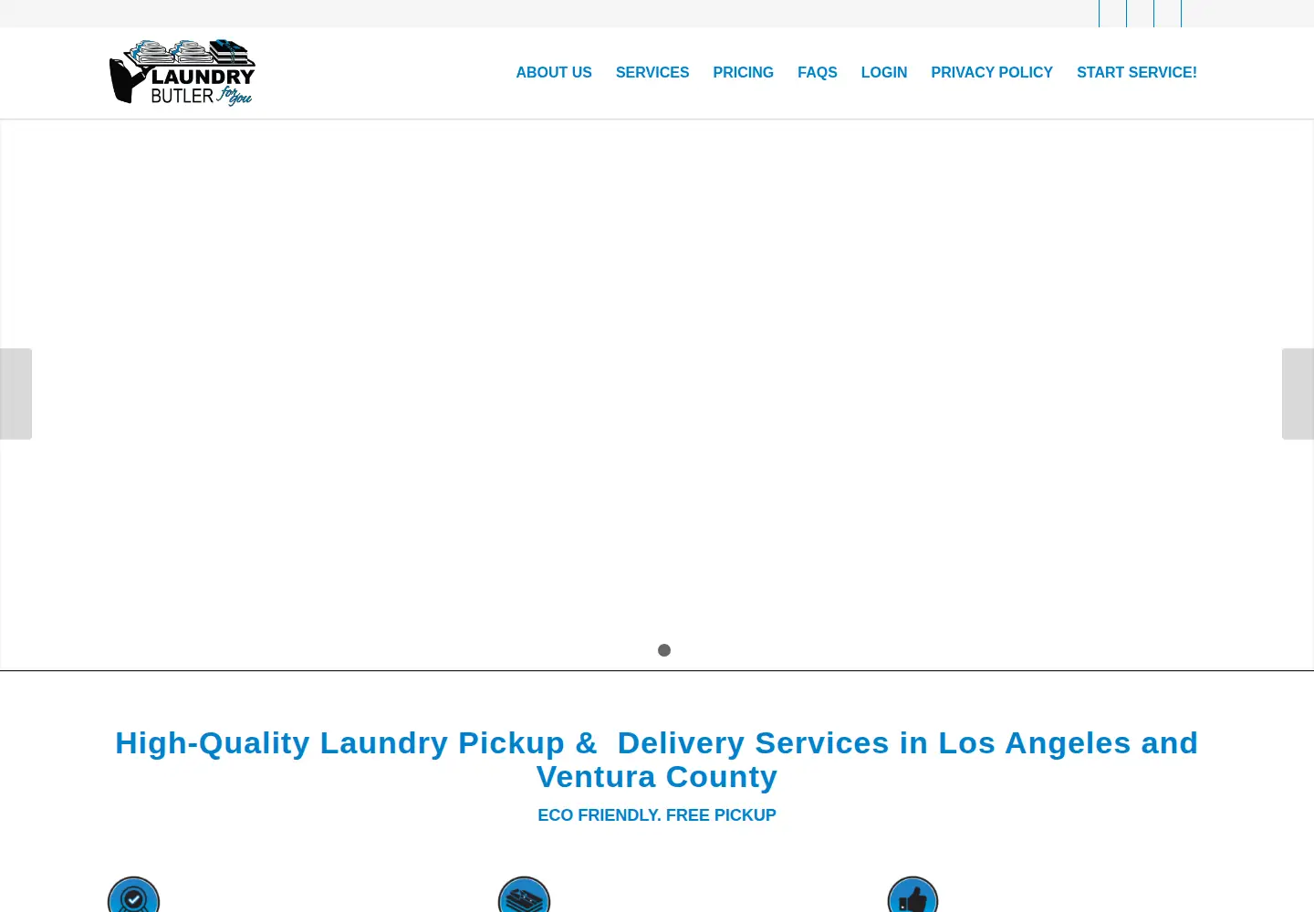 Screenshot of laundrybutlerforyou.com