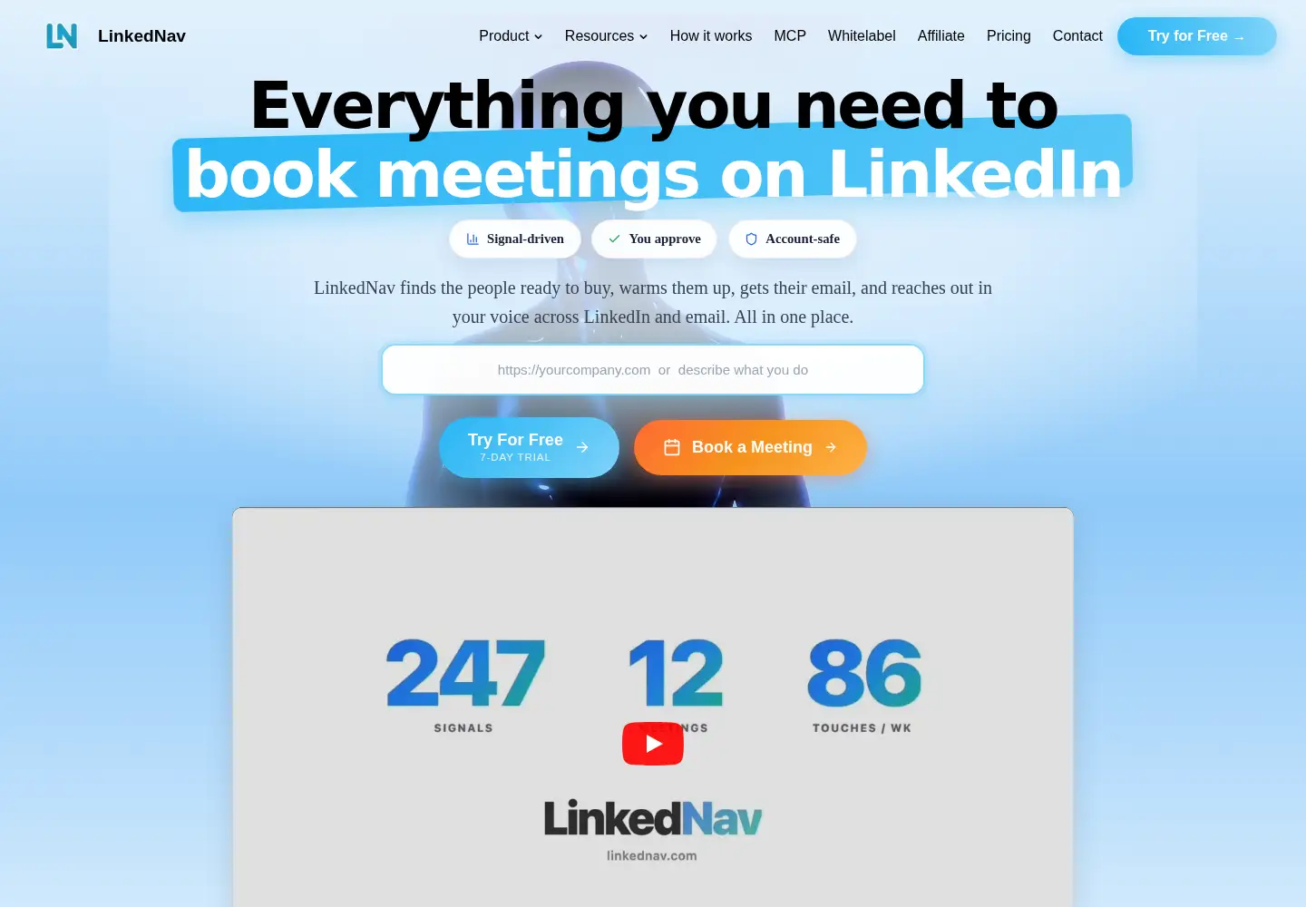 Screenshot of linkednav.com