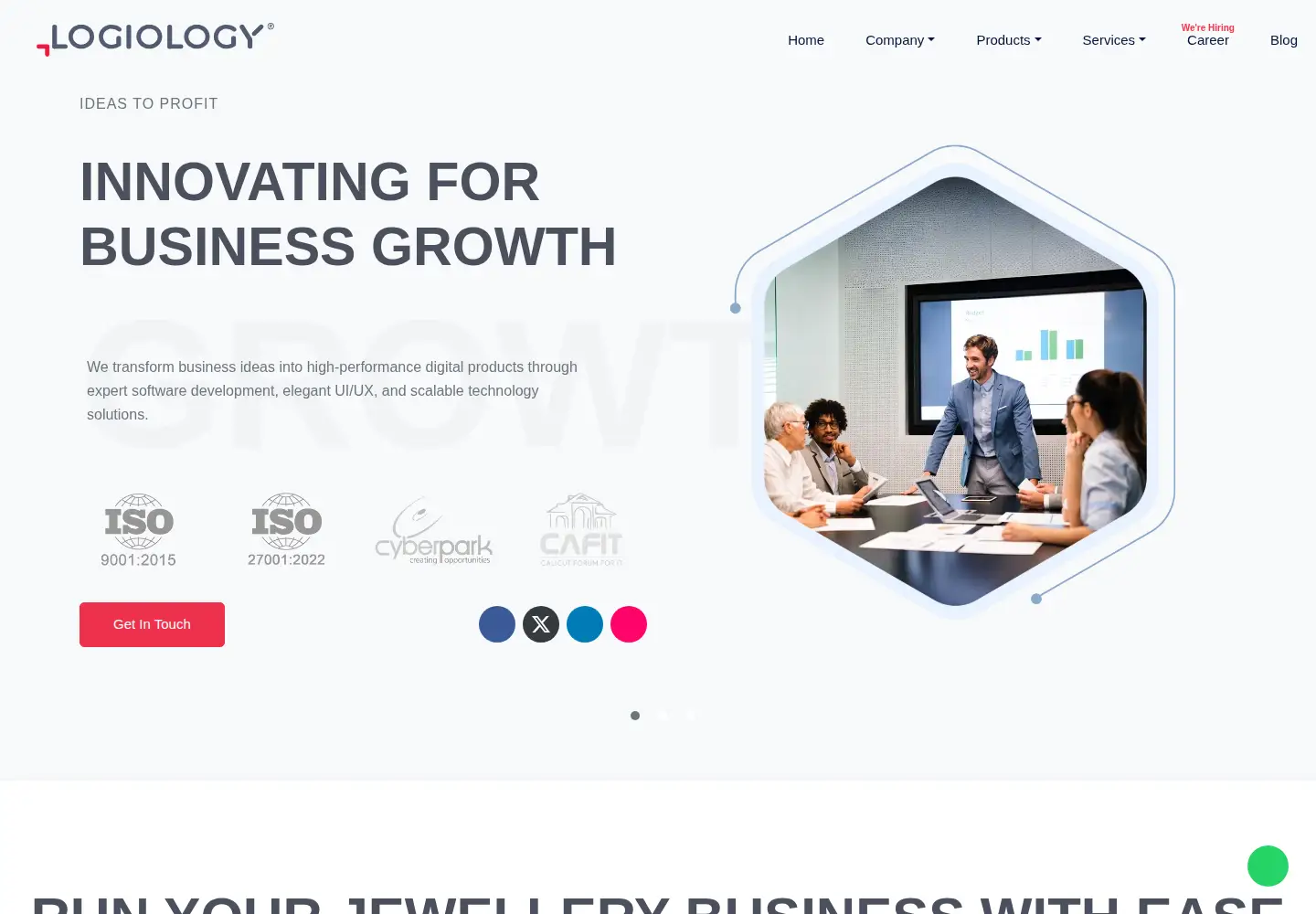 Screenshot of logiology.com
