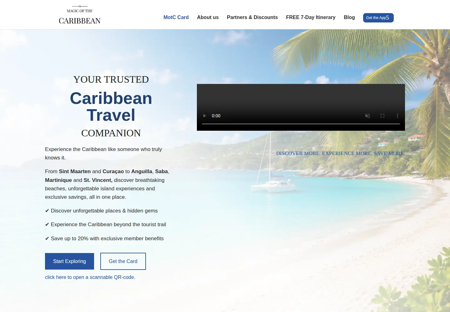 Captured homepage of magicofthecaribbean.com in the current scan