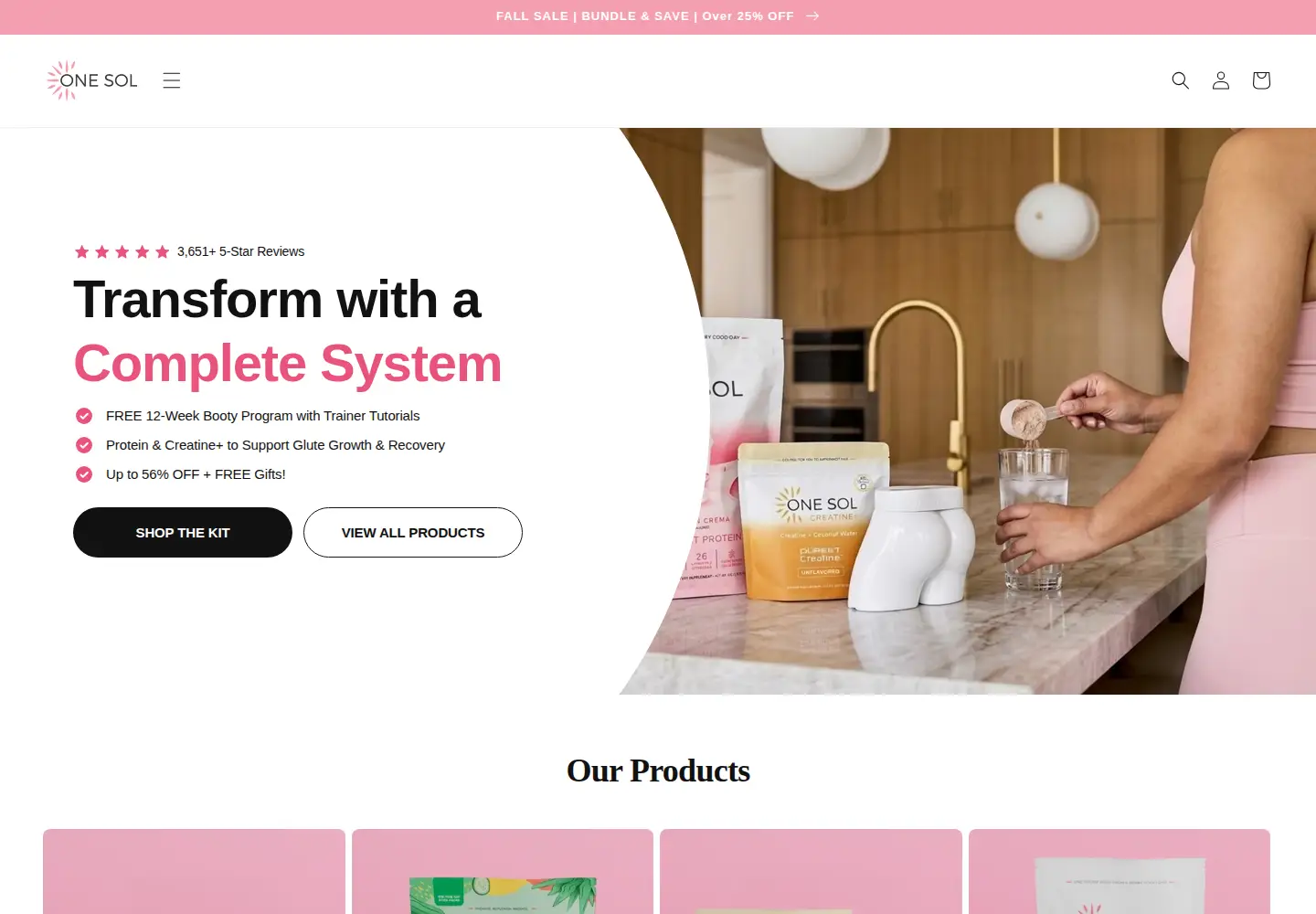 Screenshot of onesol.com