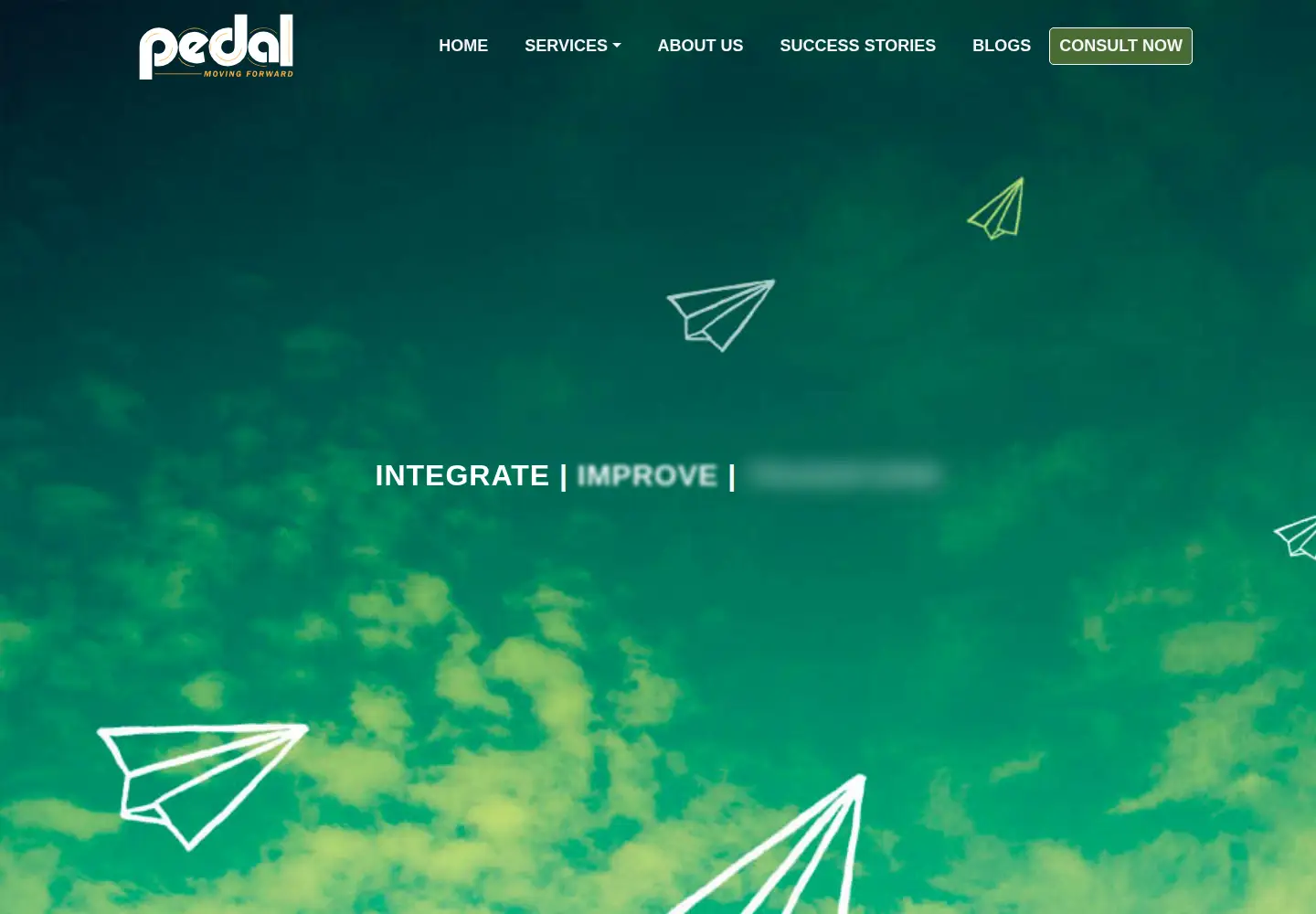 Captured homepage of pedaladvertising.com in the current scan