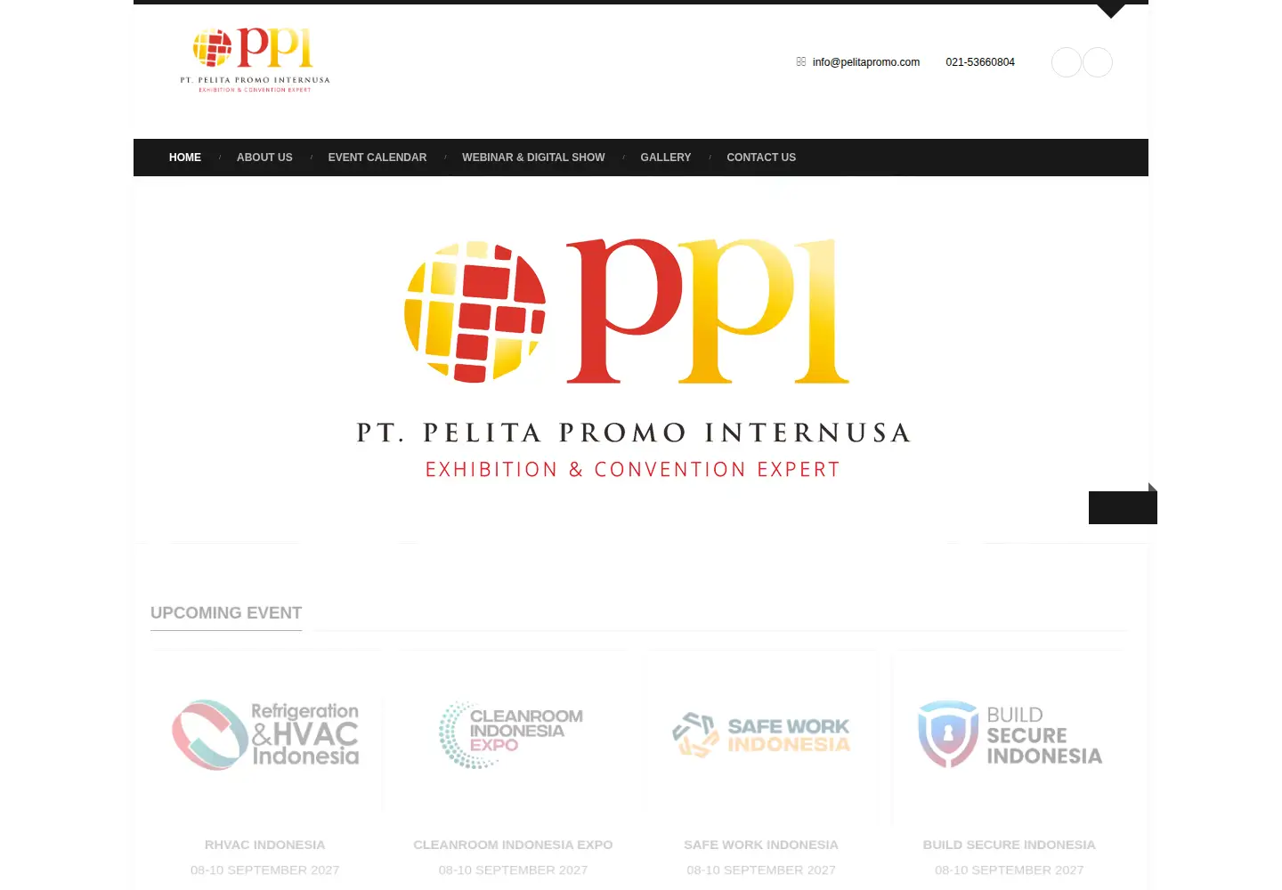 Screenshot of pelitapromo.com