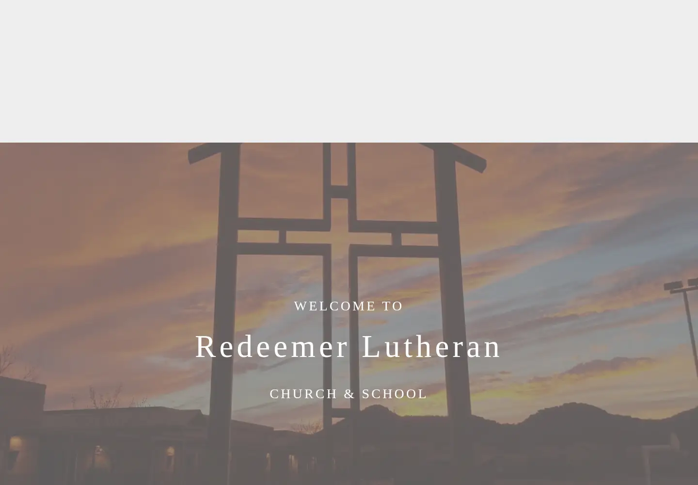 Captured homepage of redeemertucson.com in the current scan