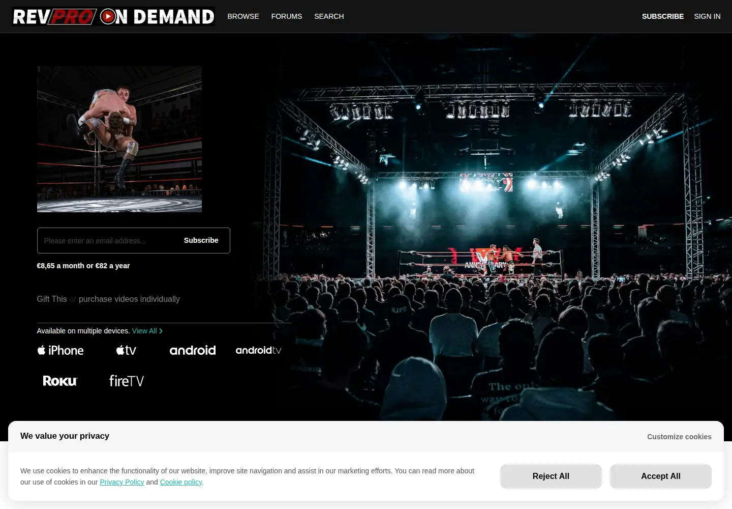 Screenshot of revproondemand.com