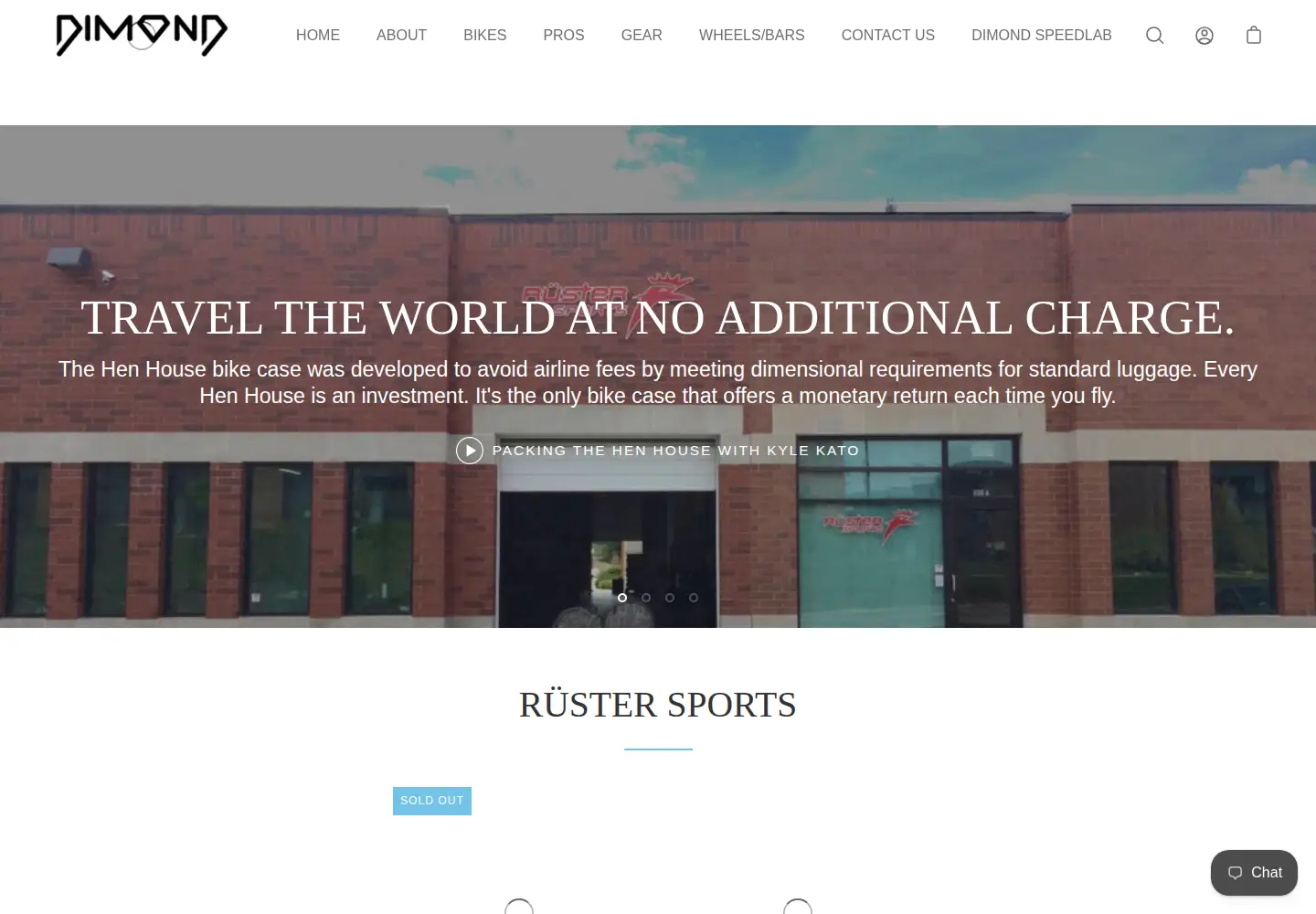 Captured homepage of rustersports.com in the current scan