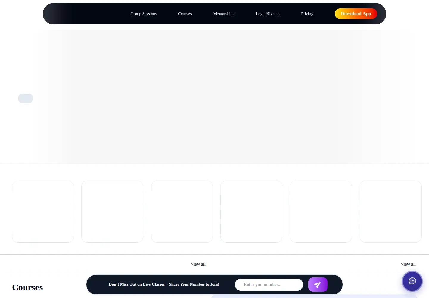 Captured homepage of stockpathshala.com in the current scan