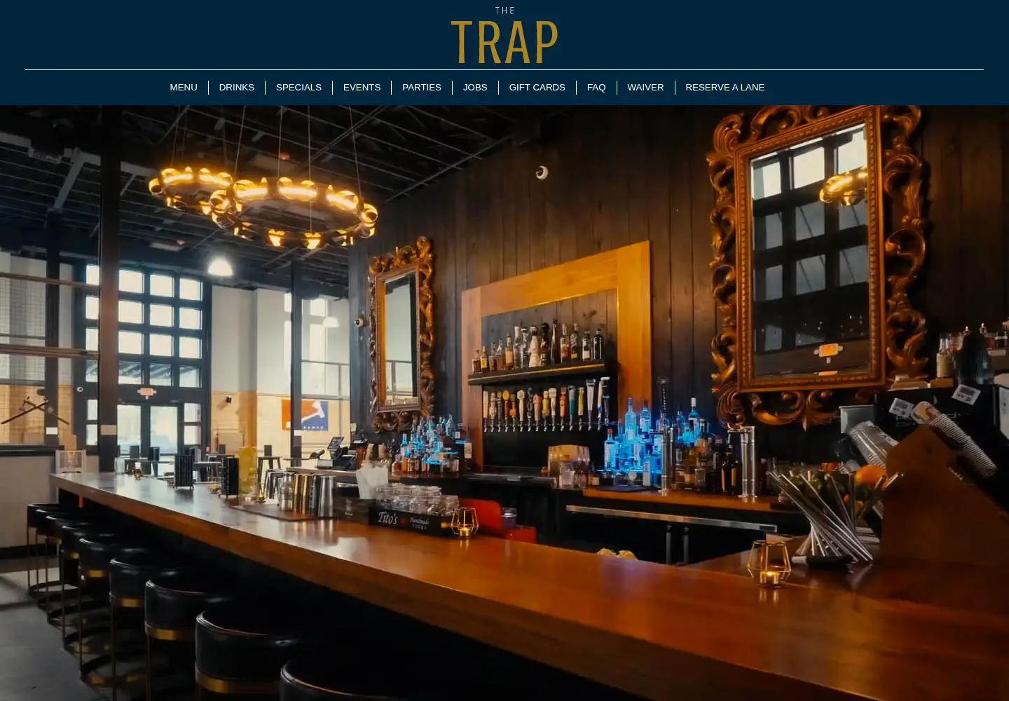 Screenshot of theaxetrap.com