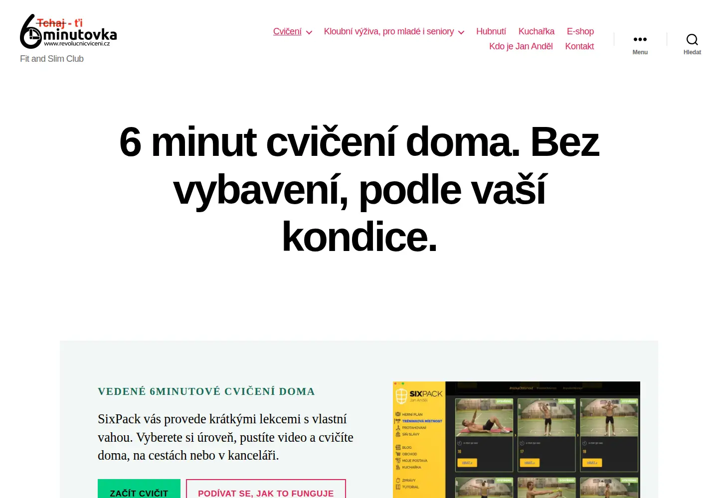 Captured homepage of revolucnicviceni.cz in the current scan